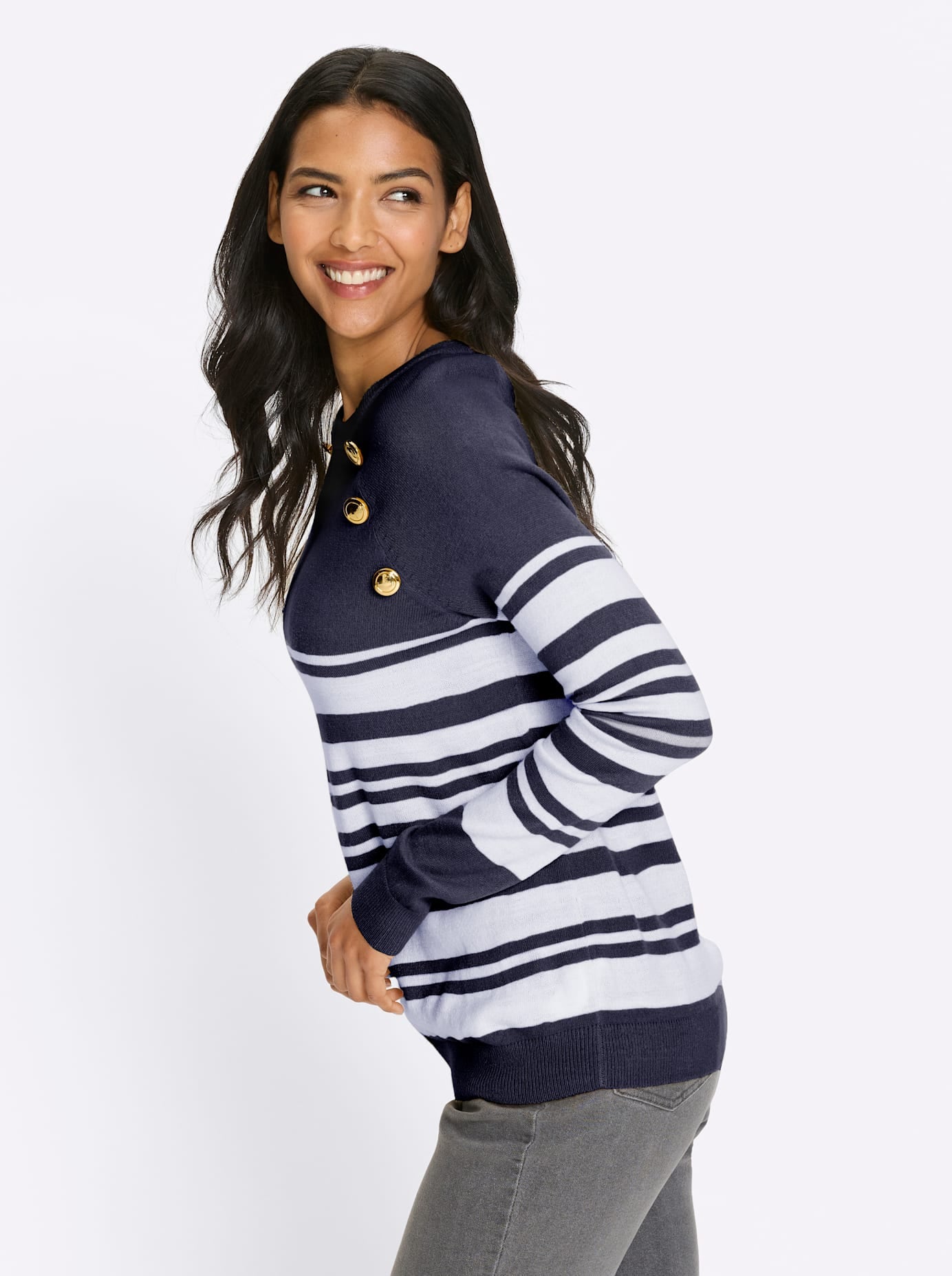 Classic Basics Streifenpullover »Ringel-Pullover«