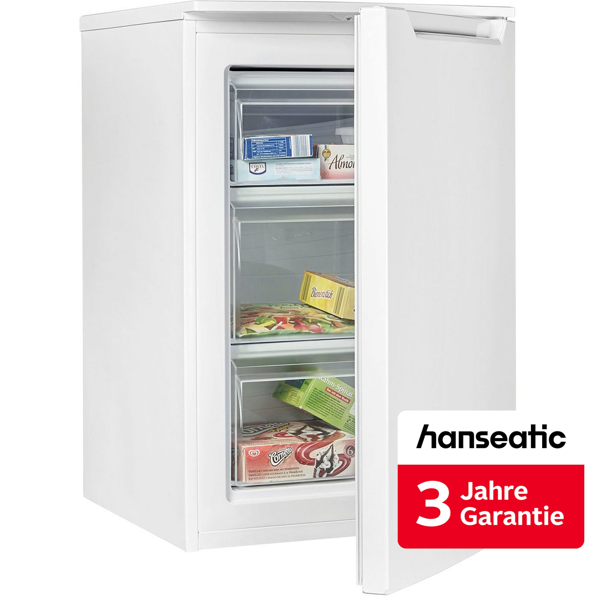 Hanseatic Gefrierschrank »HGS8555BW« 85 cm hoch 55 cm breit inkl. 3 Jahre Herstellergarantie