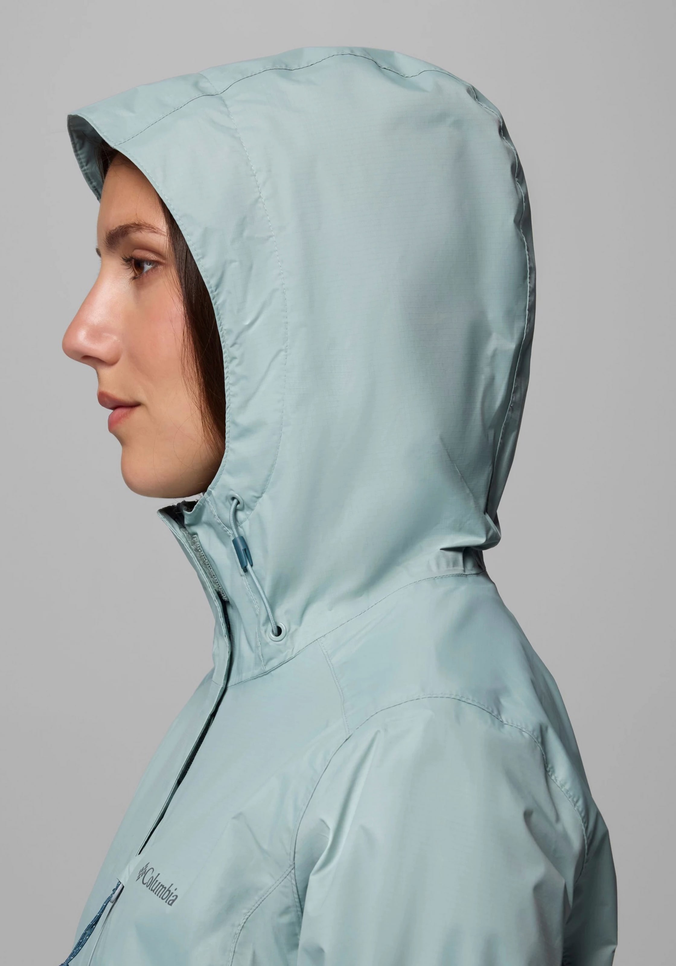 Columbia Regenjacke »Pouring Adventure III Jacket« mit Kapuze sportlicher Stil, wasserdichtes und winddichtes Material