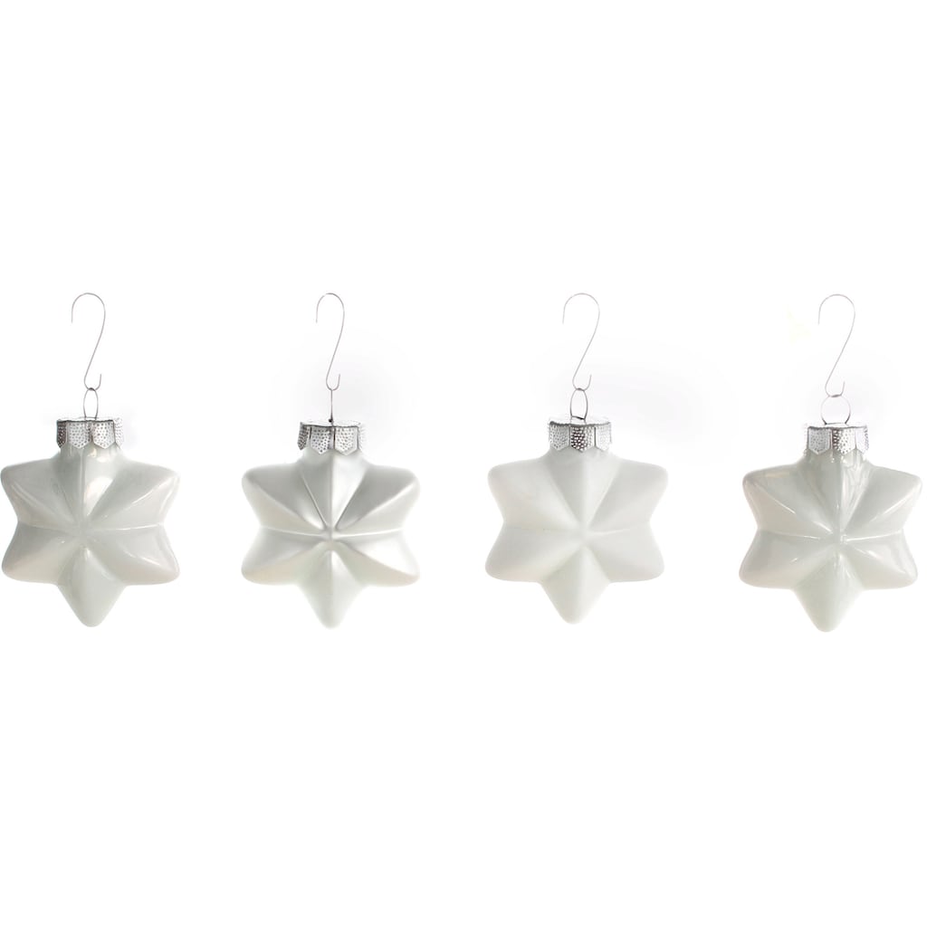 MAGIC by Inge Christbaumschmuck »Magic - Just White«, (Set, 8 tlg.)