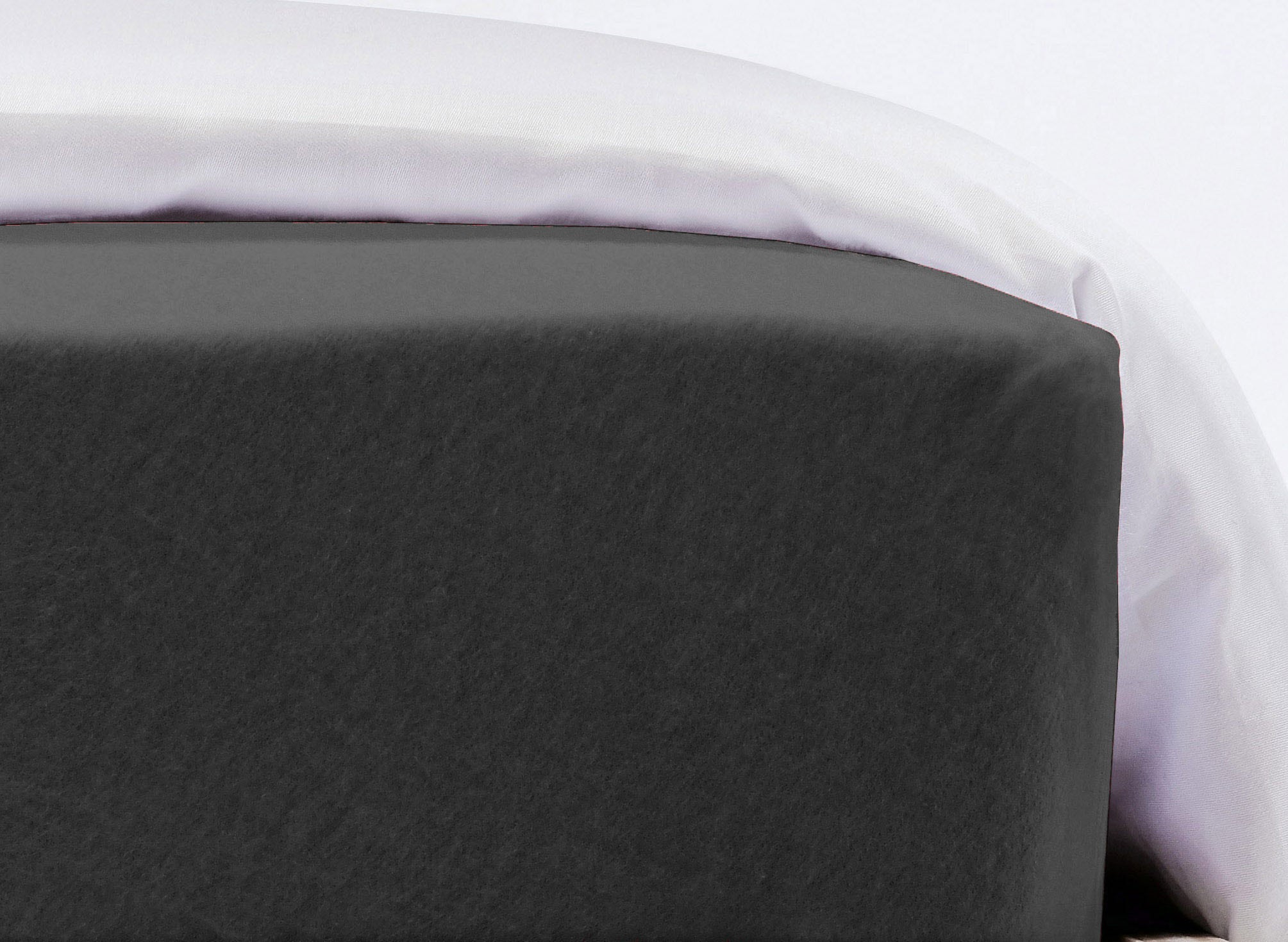 fleuresse Spannbettlaken »Flauschjersey« aus Baumwolle, Bettlaken, Spannbetttuch, Premium Qualität