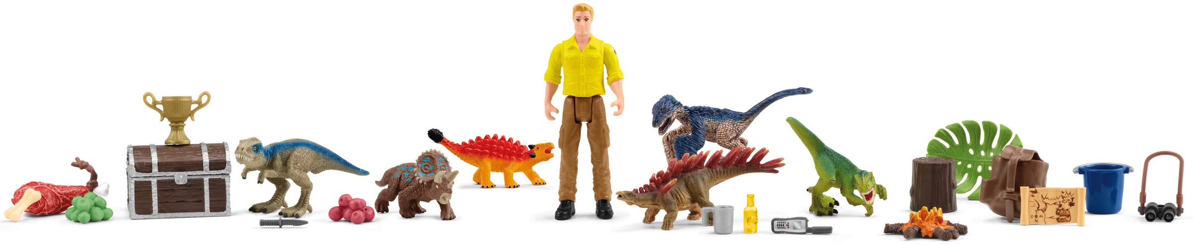Schleich® Spielzeug-Adventskalender »DINOSAURS 2023«, ab 5 Jahren