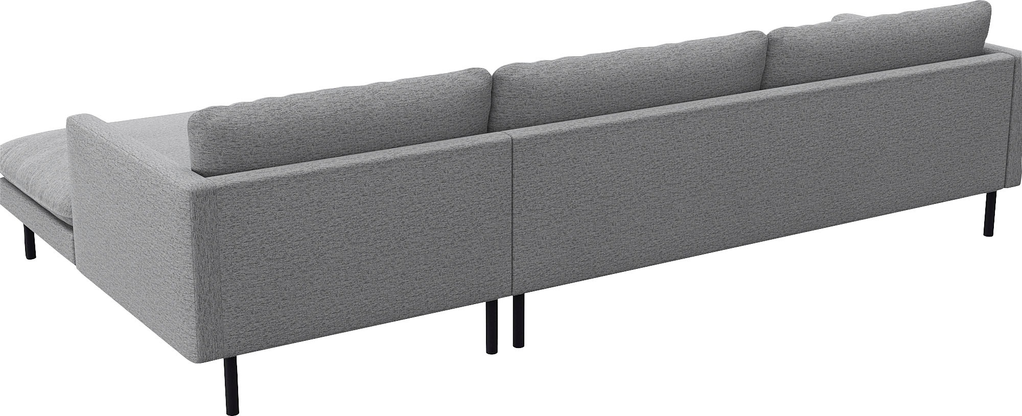 FLEXLUX Ecksofa »Bolzano, elegant und bequem, L-Form« Sitzaufbau mit Kaltschaum & Stahl-Wellen, loose Sitz -& Rückenkissen