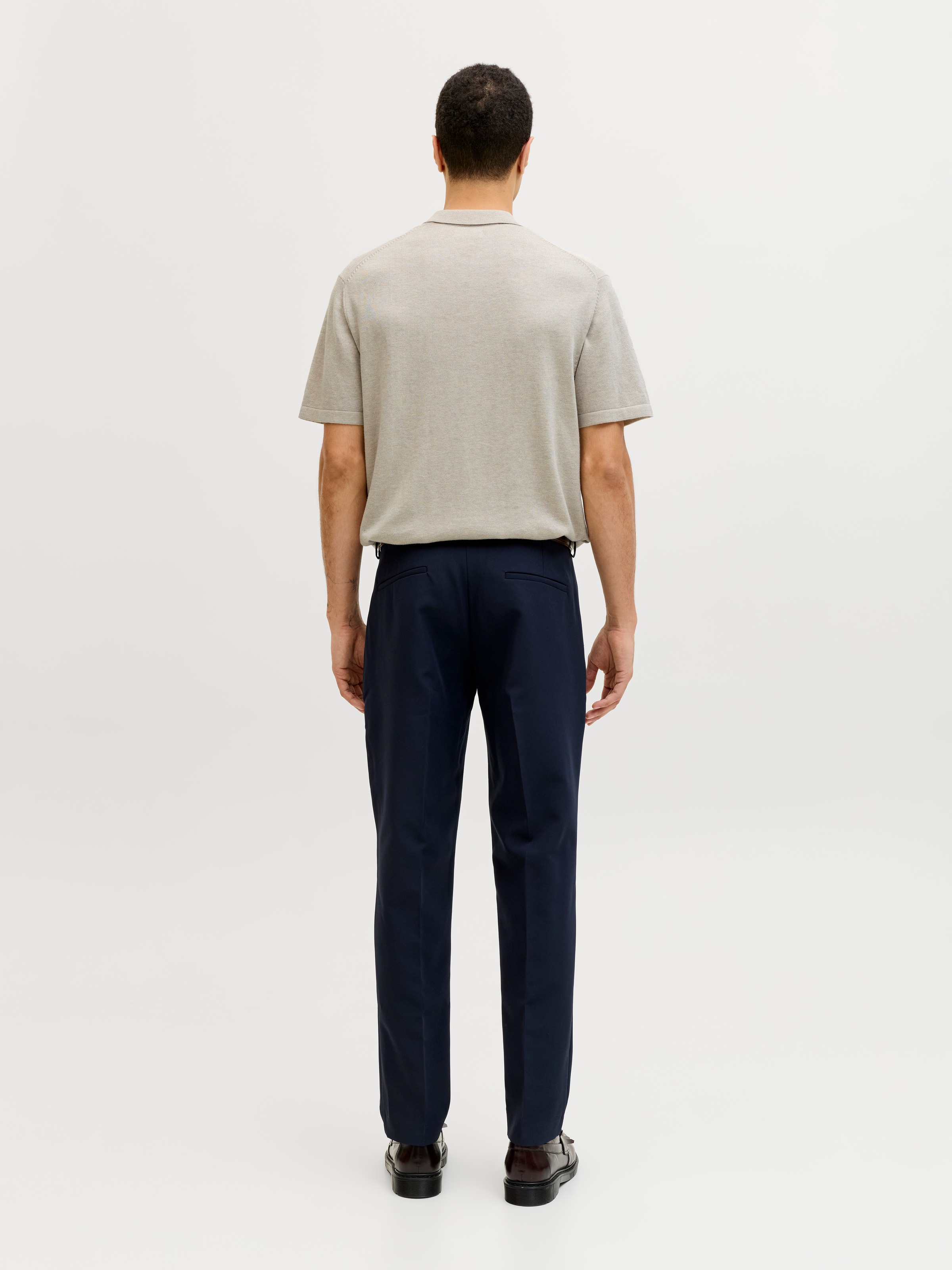 Jack & Jones Kurzarmpullover »JJEEMIL KNIT ZIP POLO SS SN« mit kurzem Reißverschluss