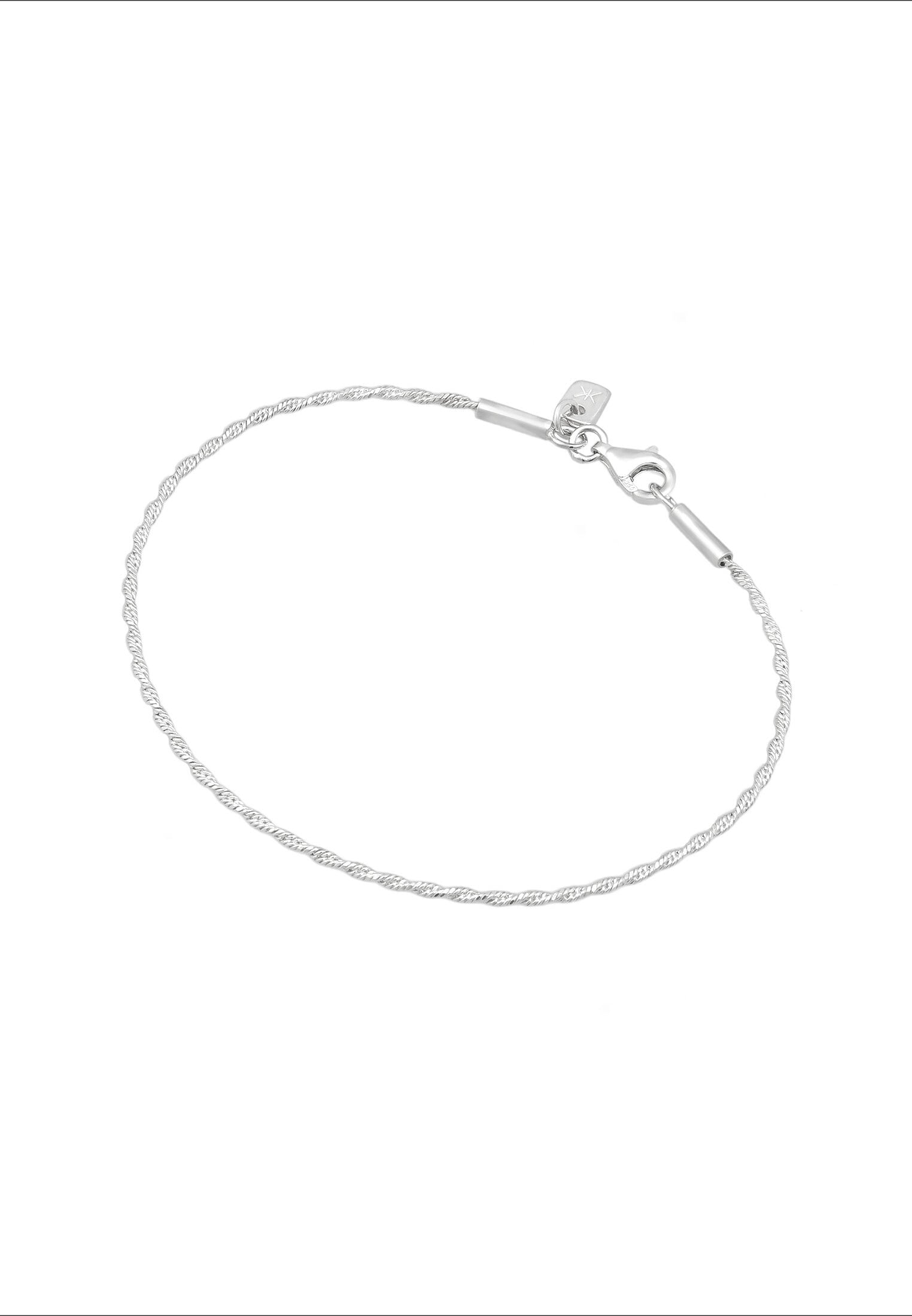 Kuzzoi Armkette »Armband Herren Kordelkette 925 Sterling Silber«