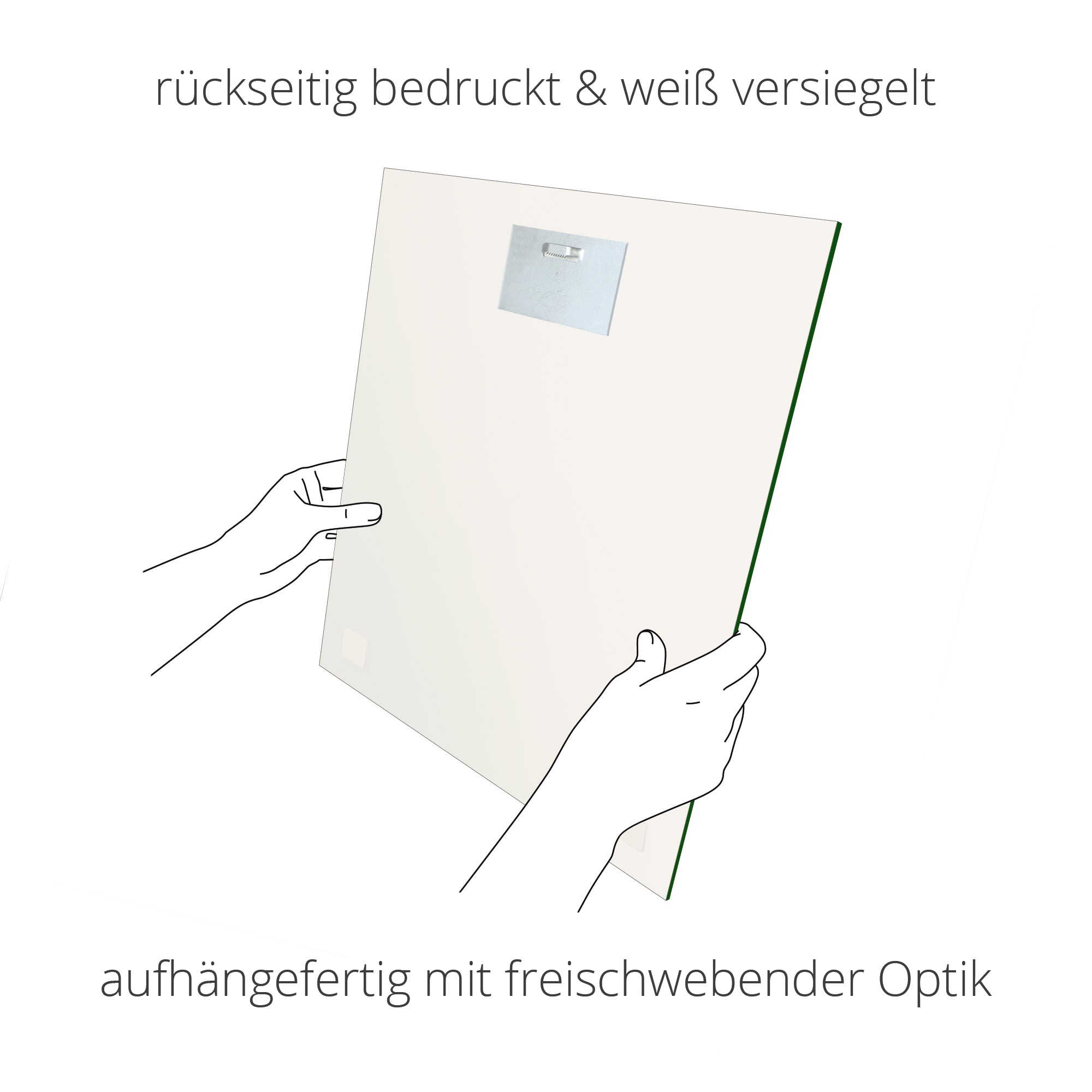 Artland Glasbild »Engel - abstrakt I«, Muster, (1 St.), in verschiedenen Größen
