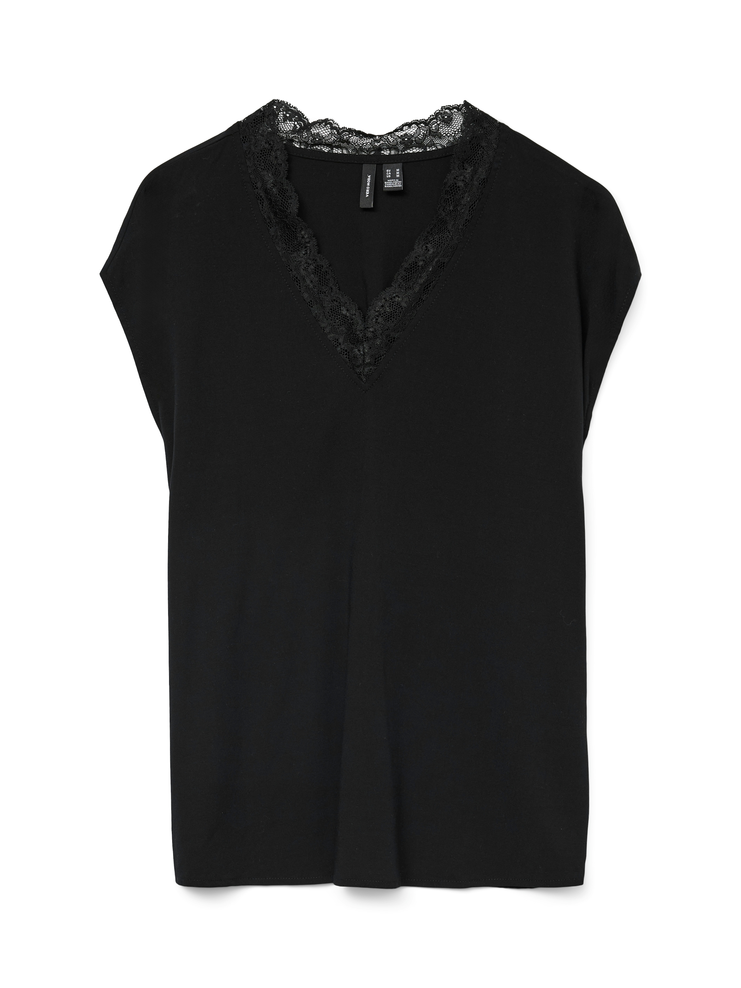 Vero Moda Blusentop »VMBELLA SL LACE TOP WVN GA NOOS«