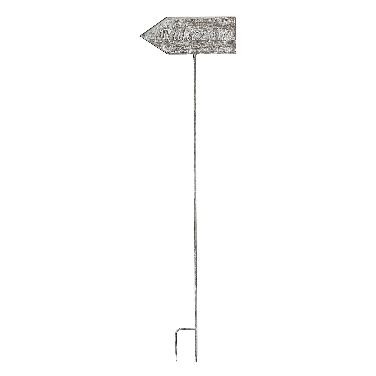 Ambiente Haus Gartenstecker »Ruhezone (H) 122cm« als Pfeil mit Schriftzug Ruhezone für den Außenbereich