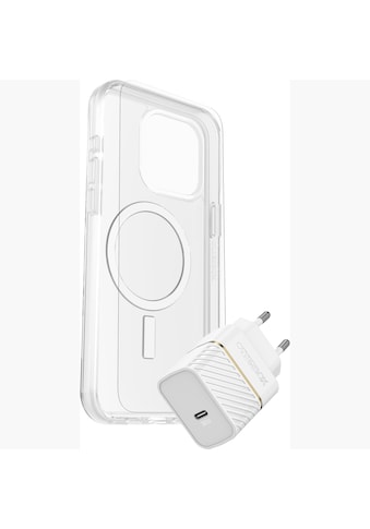 Backcover »Symmetry Clear MagSafe Hülle,Glass,Charger KIT für iPhone 15 Plus«, Apple...