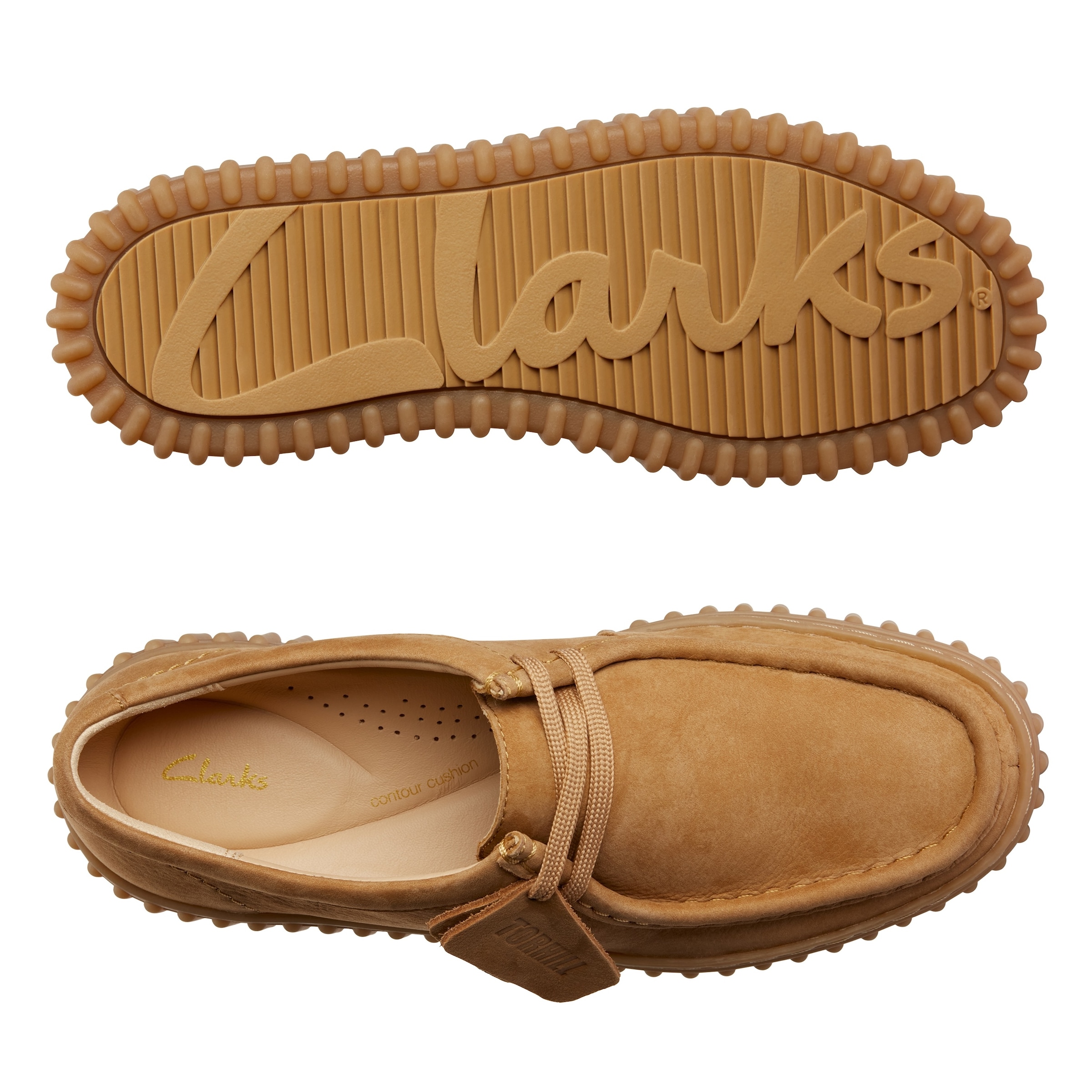 Clarks Slip-On Sneaker »Torhill Bee«, Plateausneaker, Halbschuh, Slipper mit Wechselfußbett
