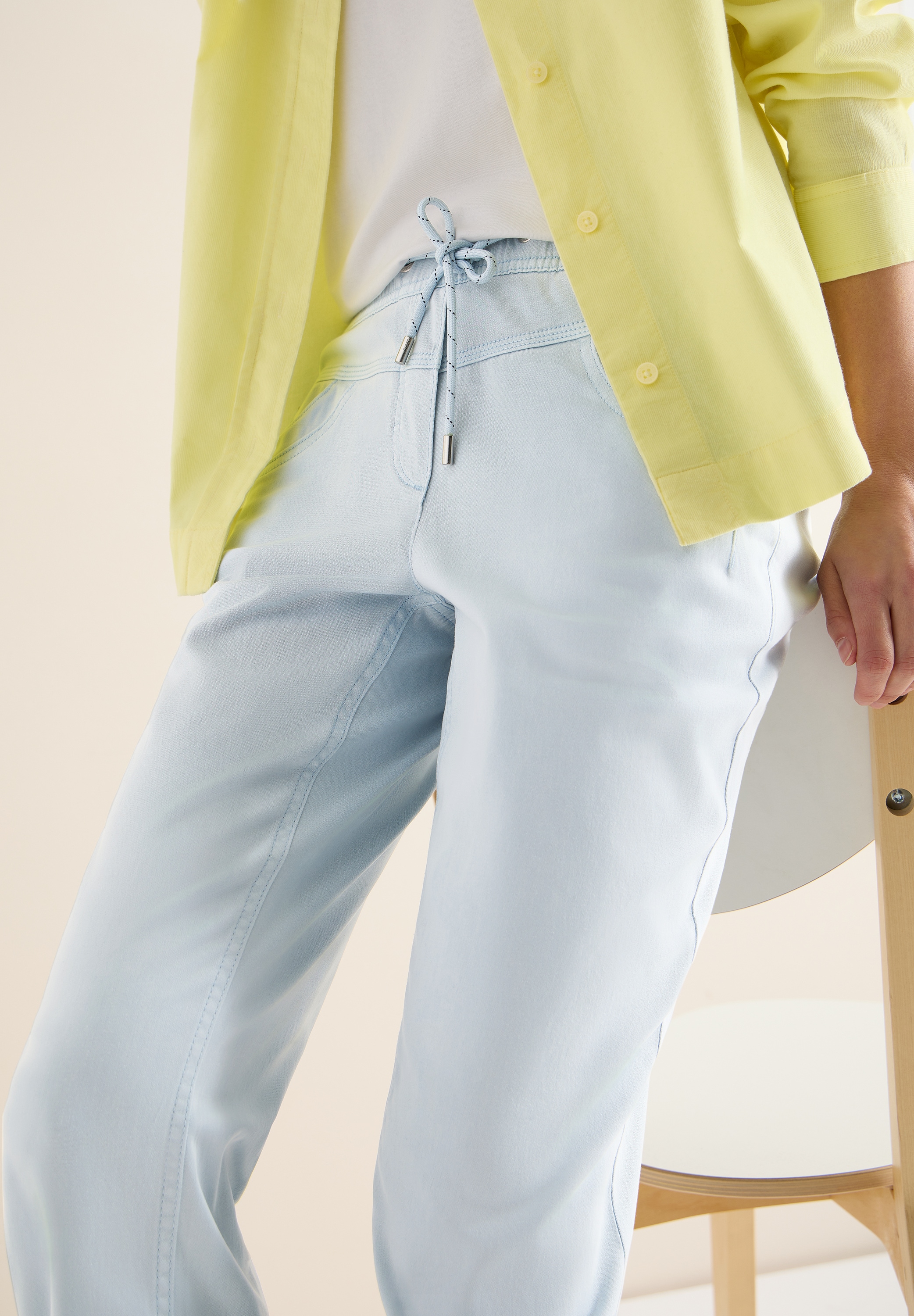 Cecil Stoffhose »Style Tracey«  mit elastischem Bund und Kordelzug