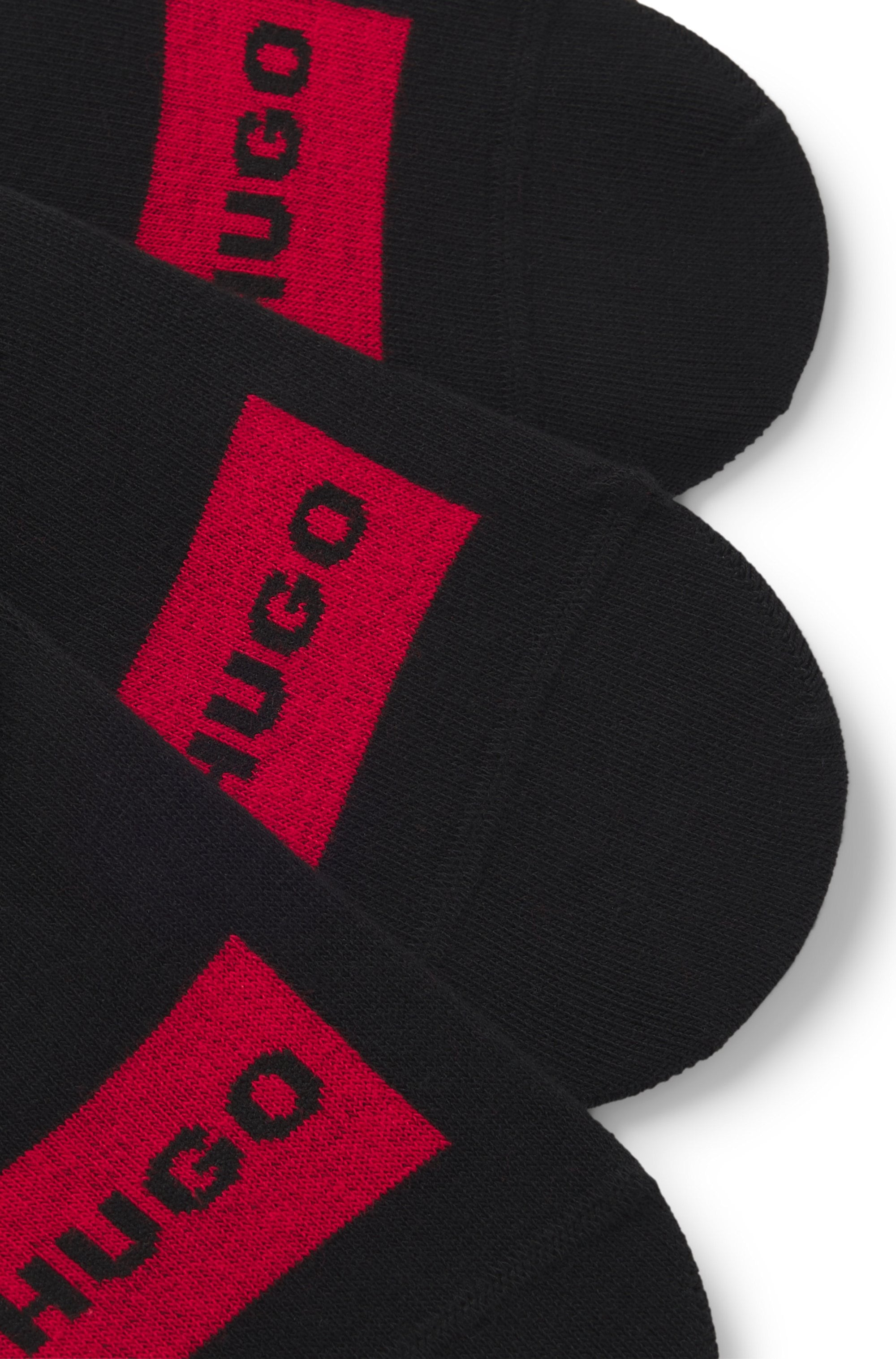 HUGO Underwear Freizeitsocken »3P LC LABEL CC«, (Packung, 3 Paar), mit Logostickerei