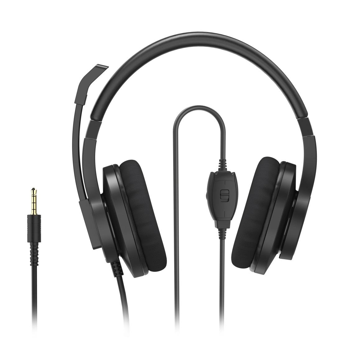 Hama PC-Headset »PC-Office-Headset "HS-P350 V2", Stereo, Schwarz, Headset«