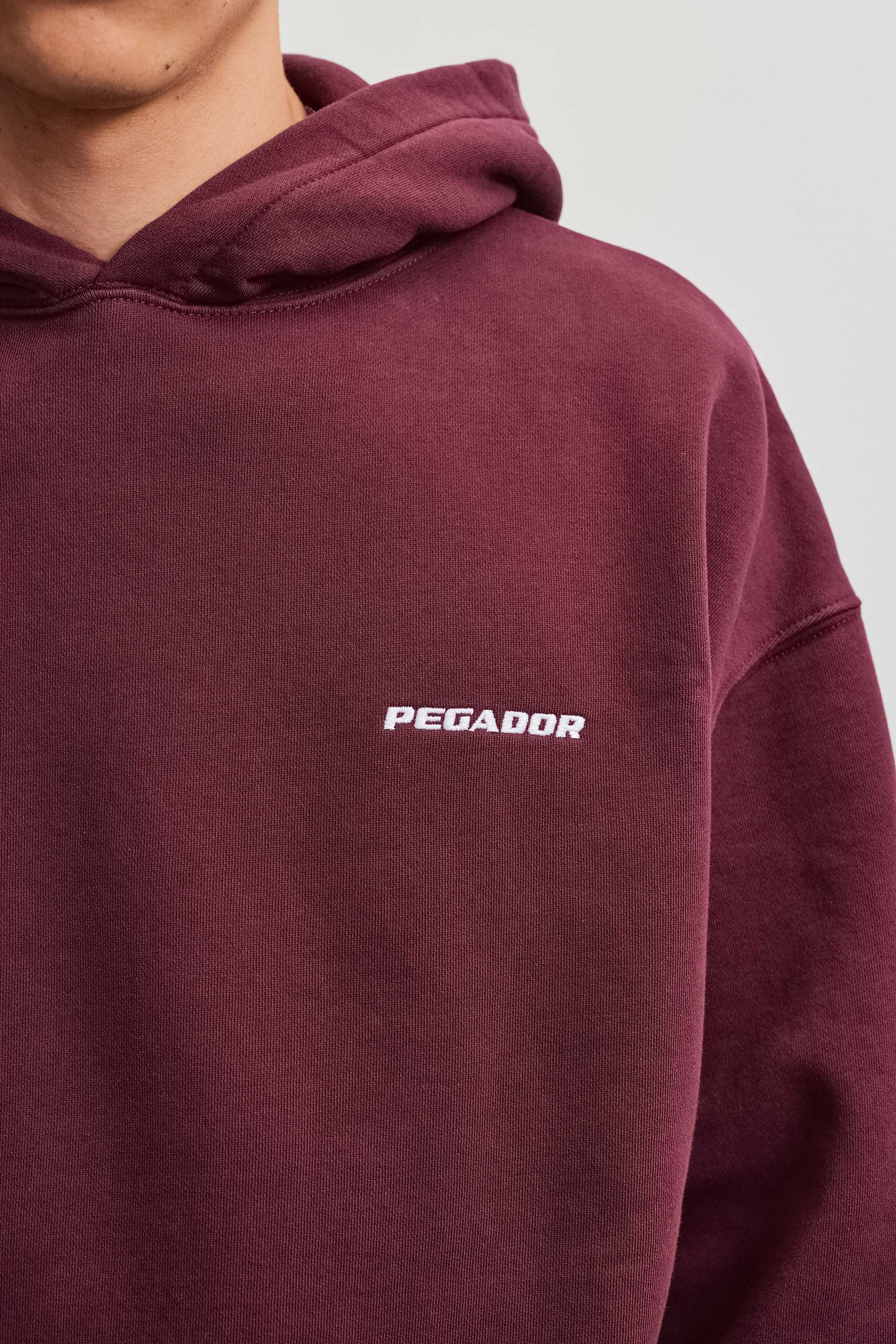 PEGADOR Kapuzensweatshirt »Logo Oversized Hoodie«, Baumwollmischung, oversize
