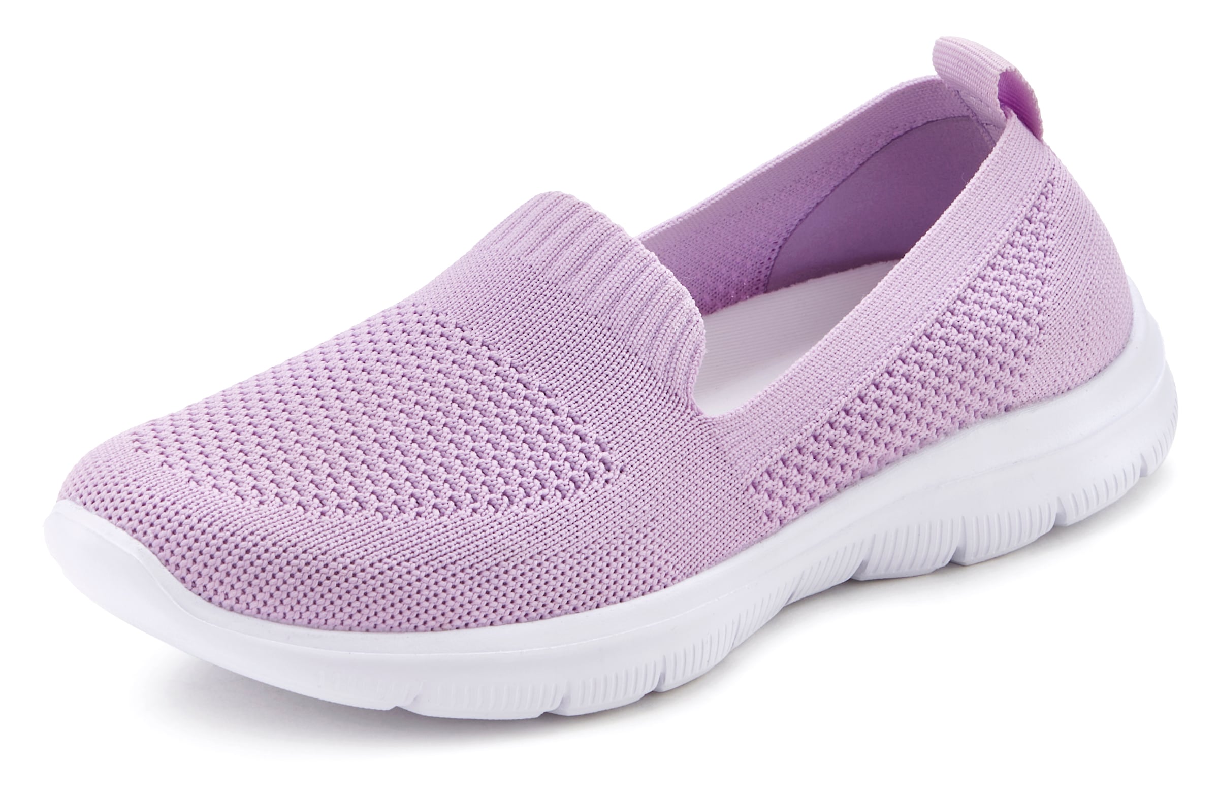 LASCANA Slipper »Slip-On-Sneaker«, herausnehmbarer Innensohle, Halbschuh, ultraleichter Sneaker, VEGAN