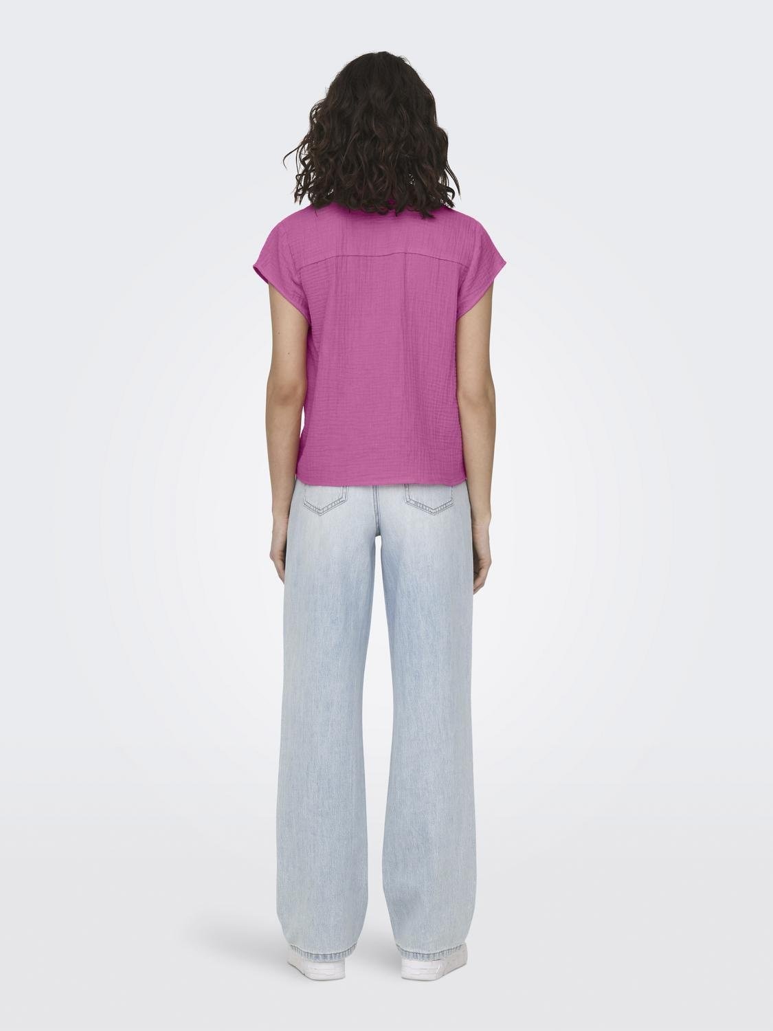 ONLY Kurzarmbluse »ONLTHYRA LIFE CAPSLEEVE SHIRT WVN«