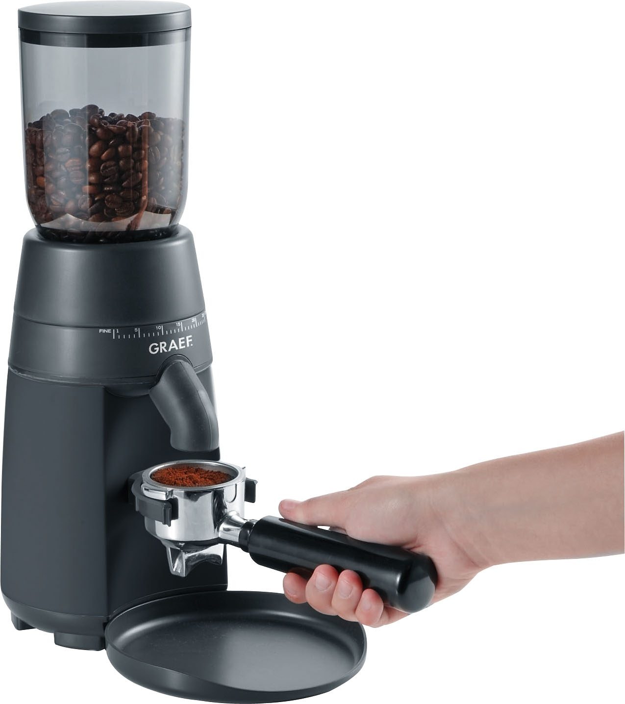 Graef Kaffeemühle »CM 702« 128 W Kegelmahlwerk 250 gBohnenbehälter