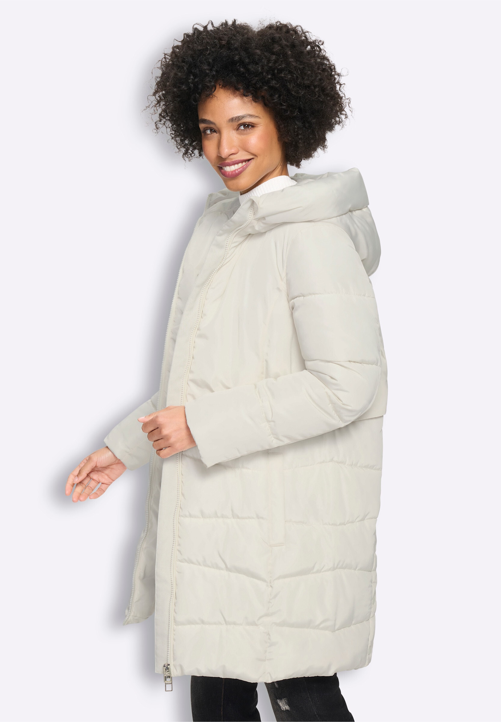 heine Steppjacke »Jacke Steppjacke mit Kapuze« mit Kapuze