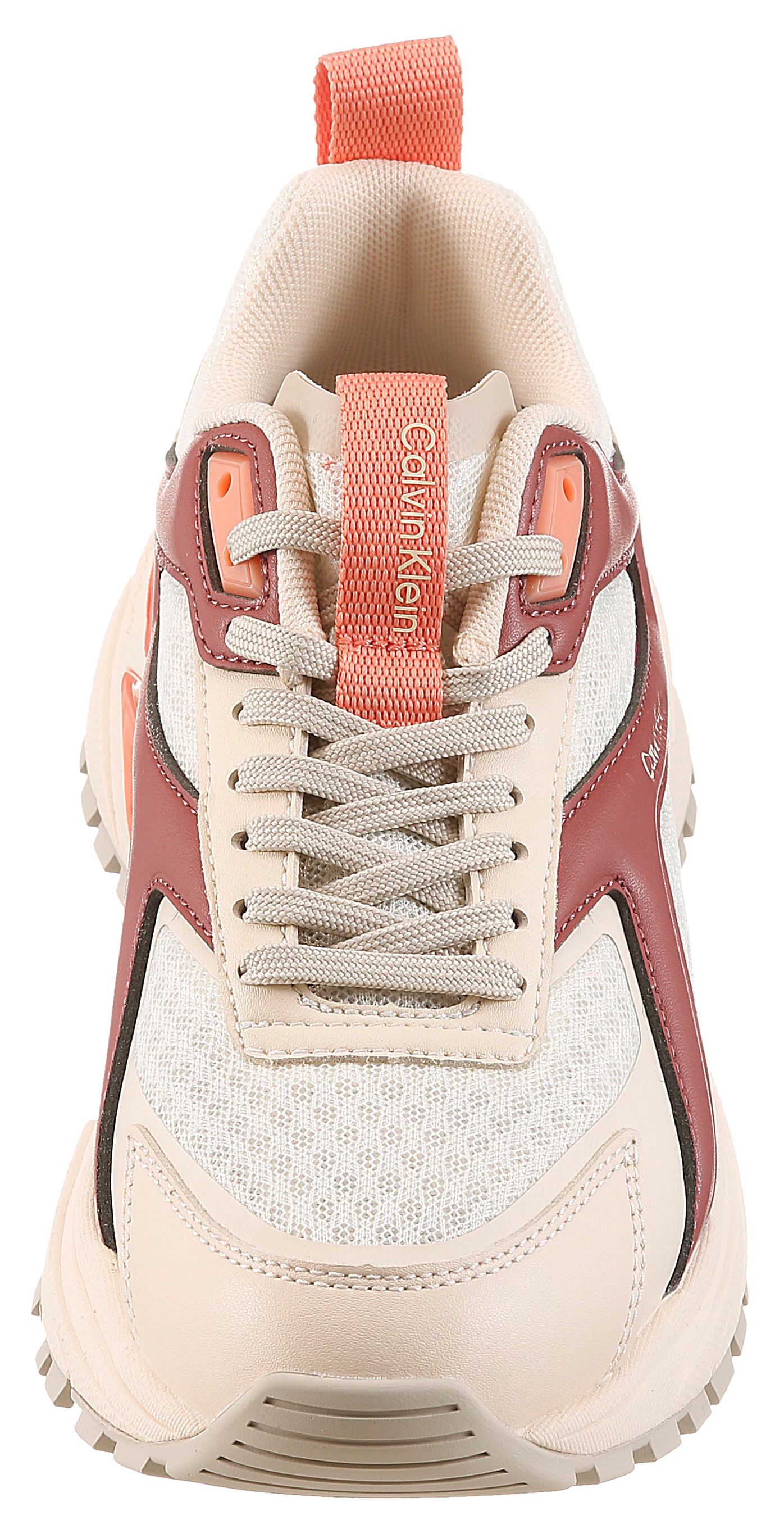 Calvin Klein Plateausneaker »HIKE RUN CKSTRIPE MESH«  Schnürschuh, Halbschuh, Freizeitsneaker mit Logo-Schriftzug