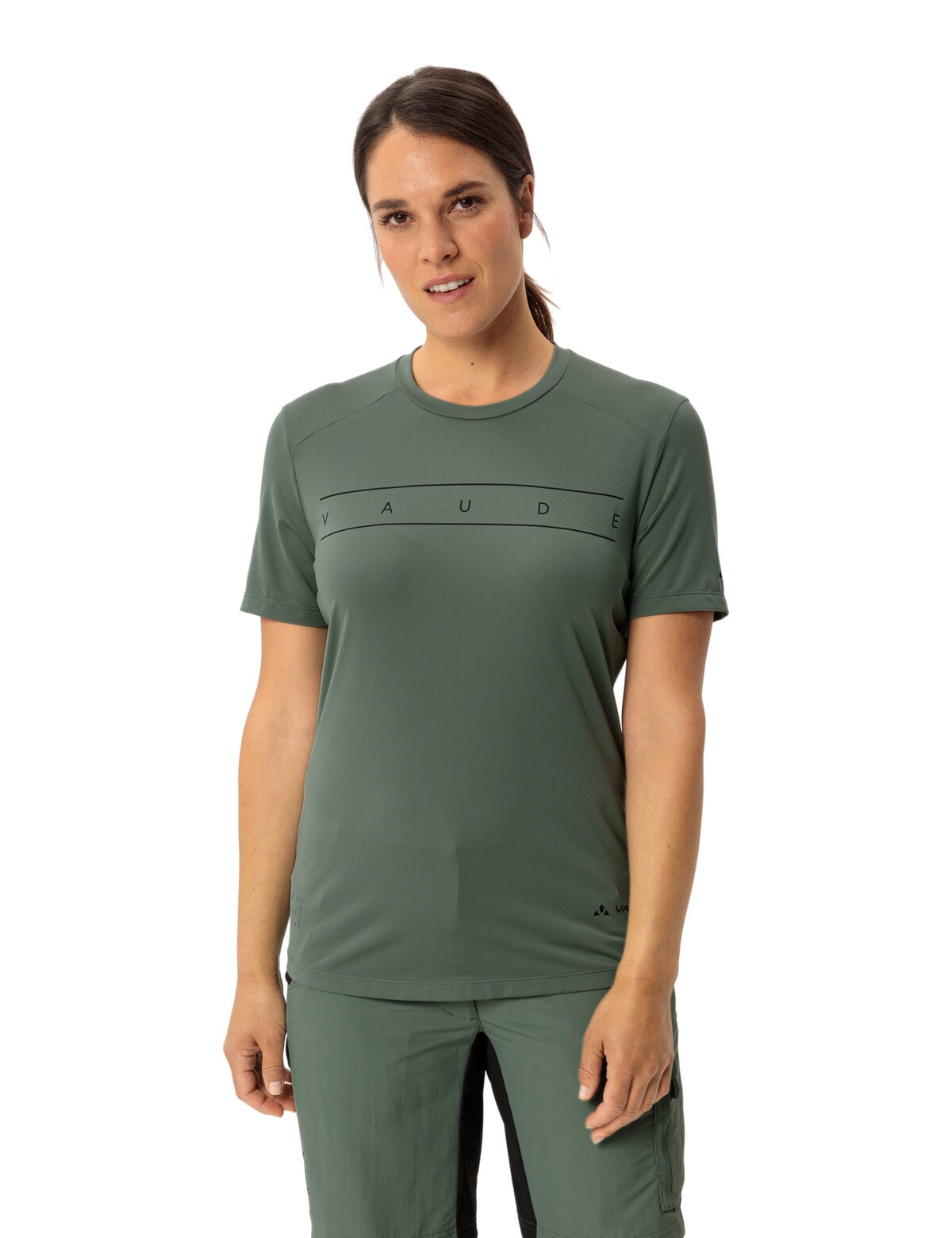 VAUDE Funktionsshirt »Wo Qimsa Logo Shirt« Kurzarm, Rundhalsausschnitt, für sportliche Aktivitäten