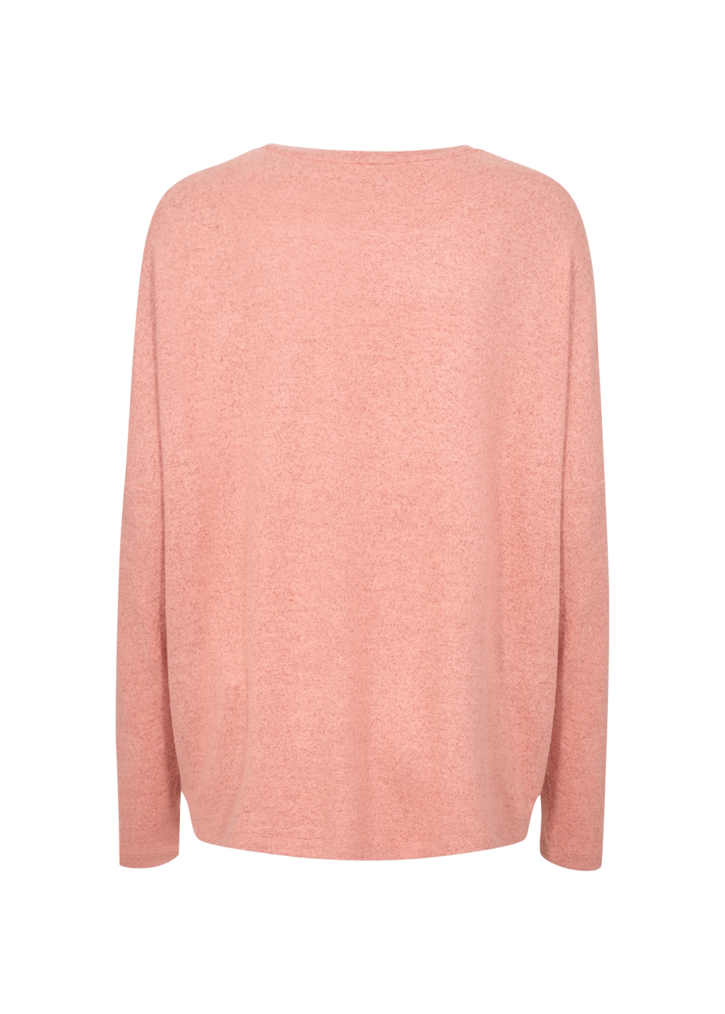 soyaconcept Rundhalsshirt »SC-BIARA 1«, bequemer Pullover, elastische Viskose-Qualität in melierter Optik