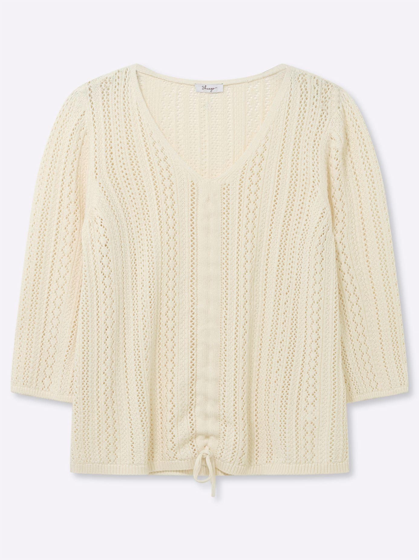 Sheego Strickpullover »3/4-Arm-Pullover«