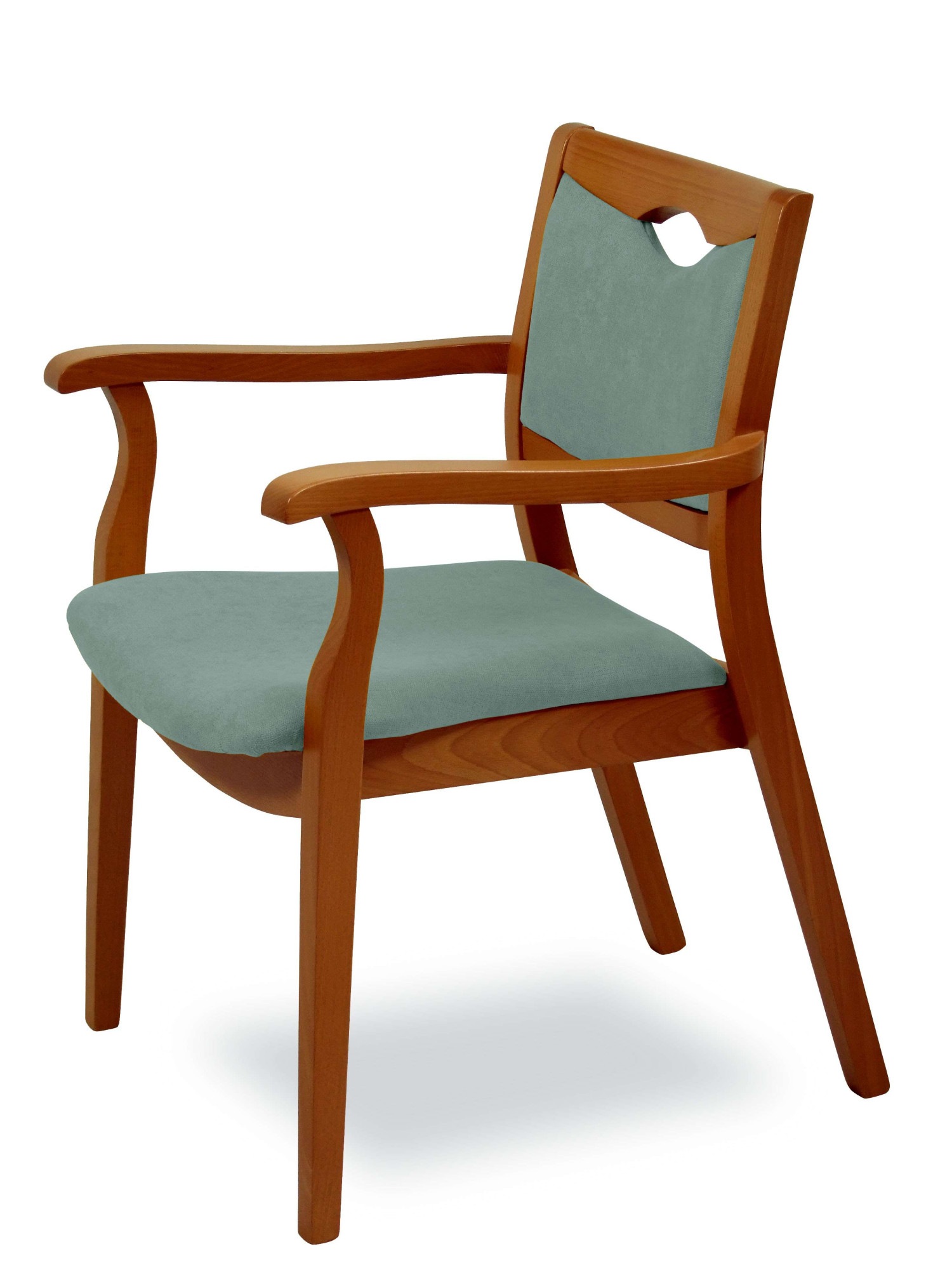 Home affaire Armlehnstuhl »London, Stuhl, Komfortsessel, 3 Gestellfarben, Made in Italy« () 1 Stk.Extra-komfortabel, ergonomisch, fleckenabweisendes Gewebe, Massivholz