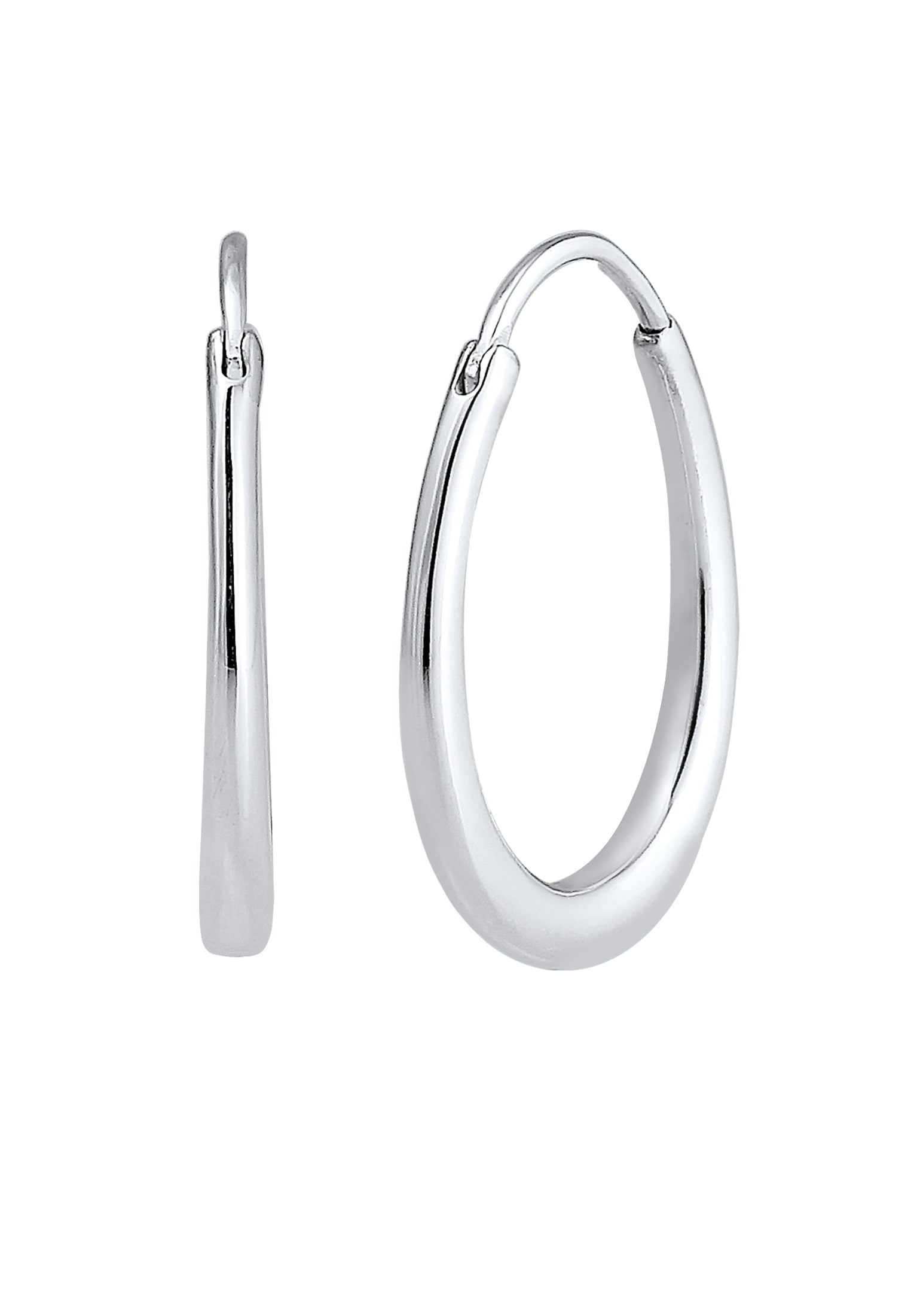 Elli Paar Creolen »Ohrringe Creolen Oval 925 Sterling Silber«