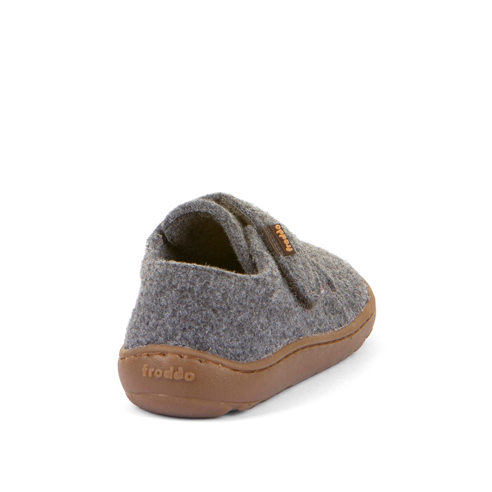 froddo® Hausschuh »BAREFOOT WOOLY«  Klettschuh, Kindergartenschuh mit Wollfutter