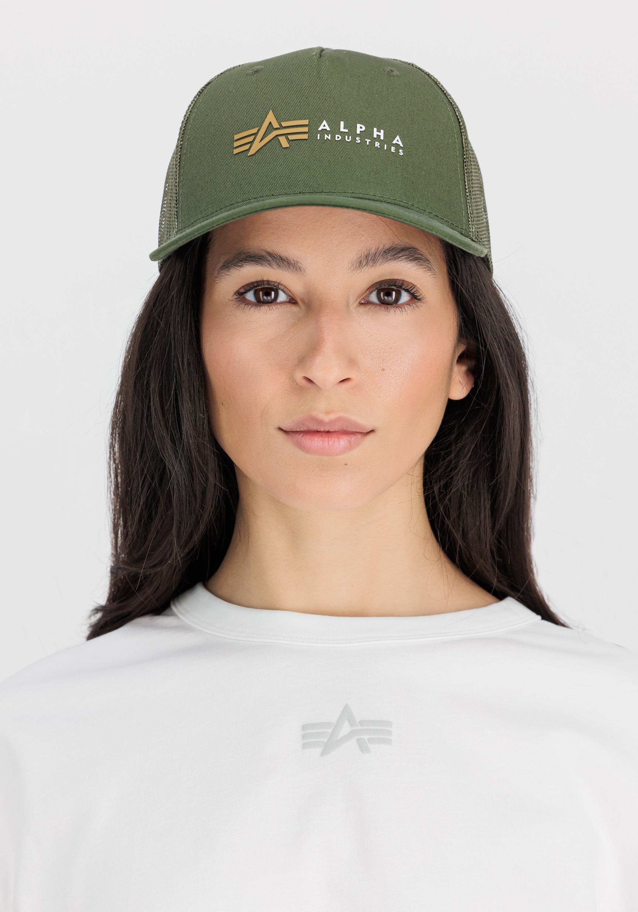 Alpha Industries Trucker Cap »Alpha Industries Accessoires - Headwear Alpha Label Trucker Cap«