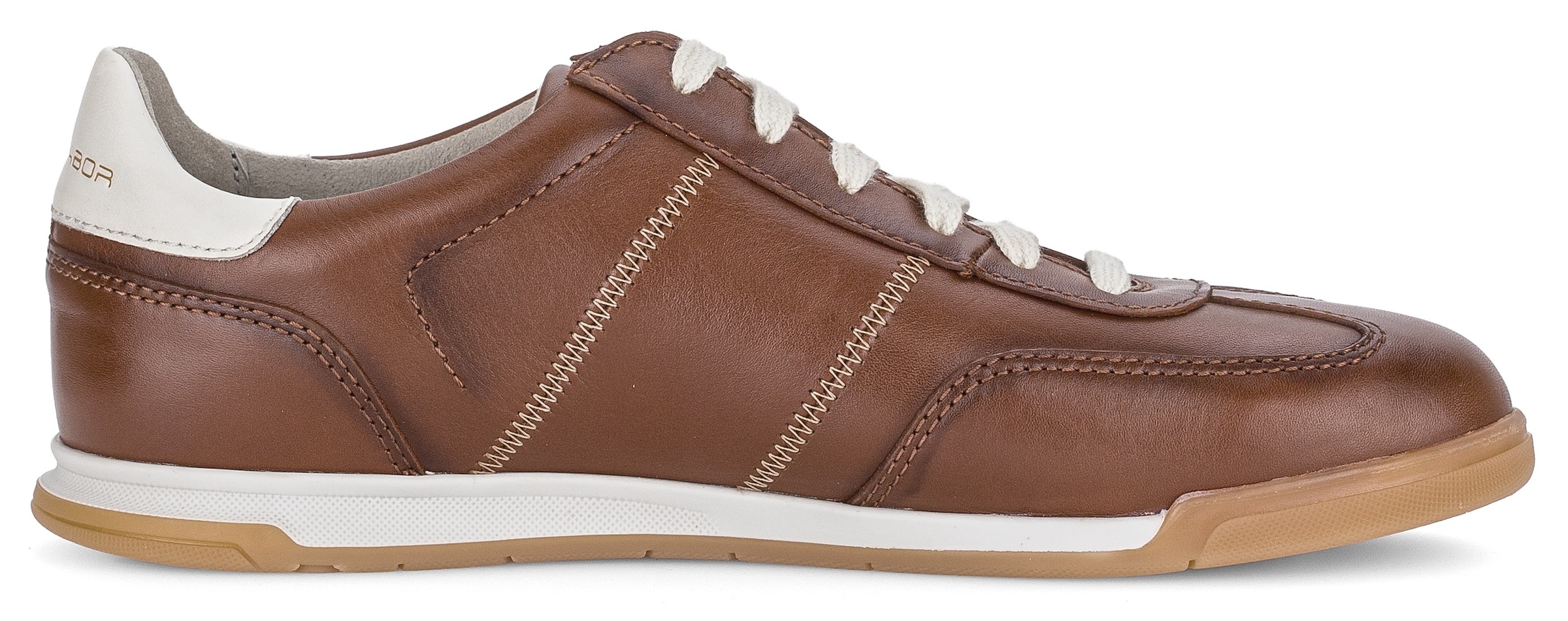 Pius Gabor Sneaker  , Freizeitschuh, Komfortschuh, Schnürschuh mit Kontrastnähten, G-Weite