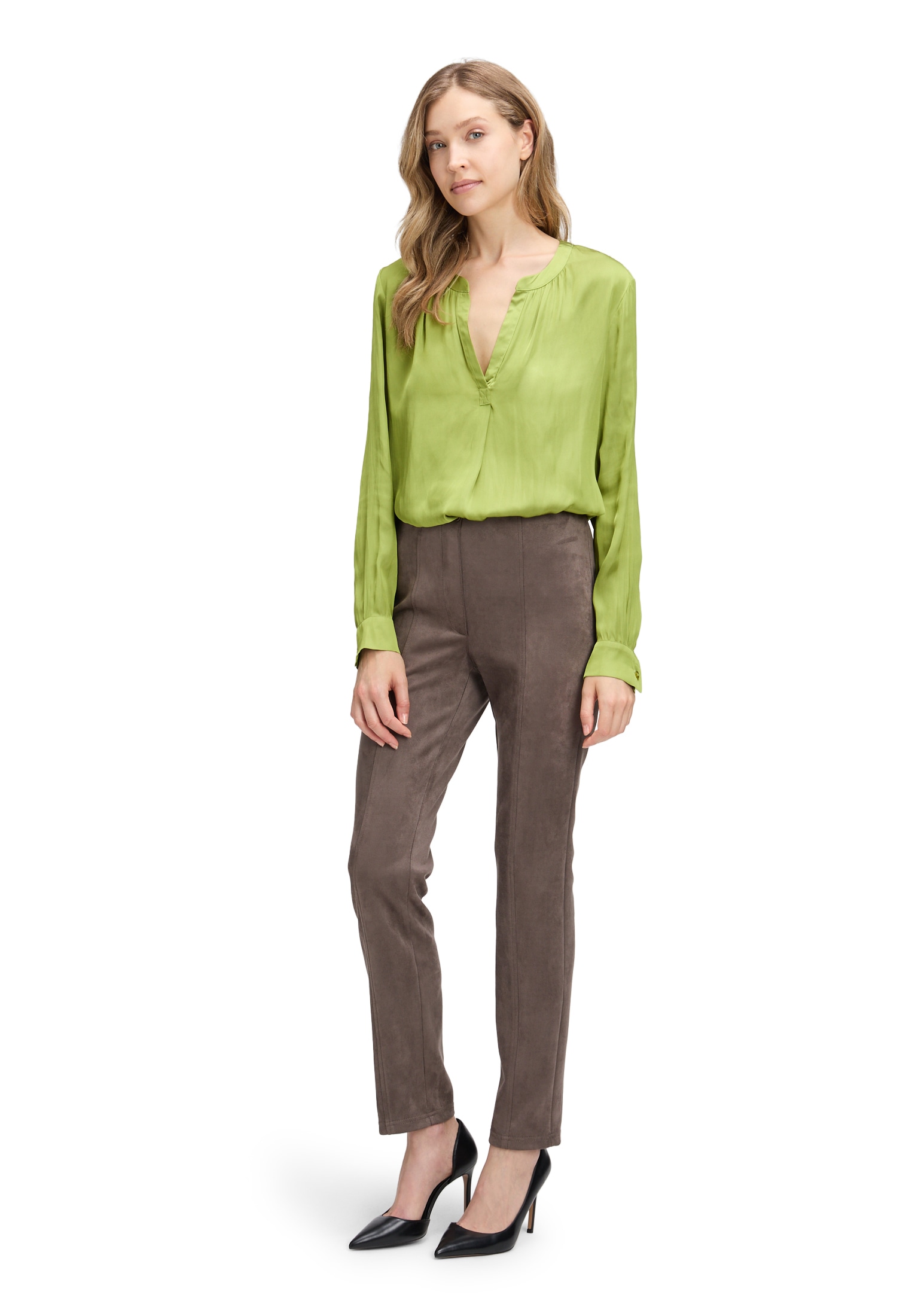 Betty Barclay Satinbluse »Satin-Bluse langarm«