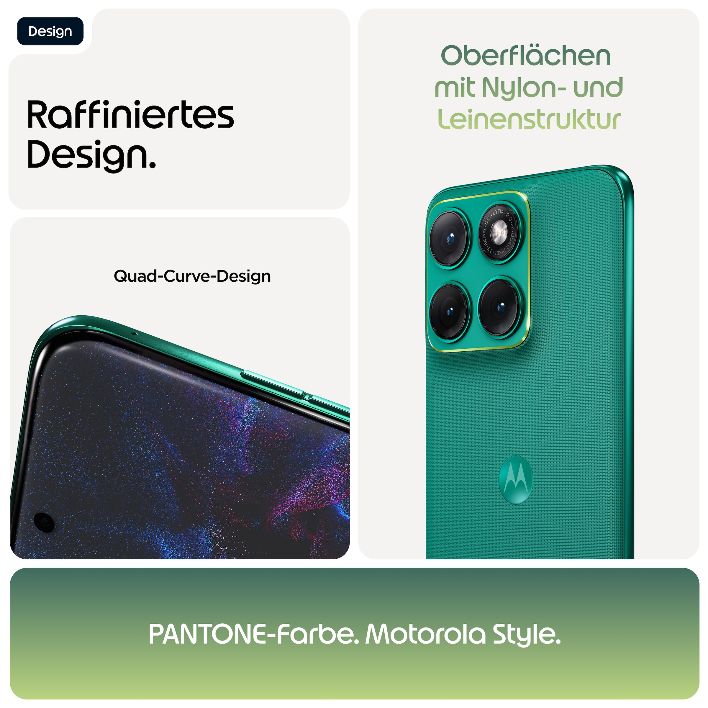 Motorola Smartphone »edge 70 fusion« PANTONE®  Sporting Green