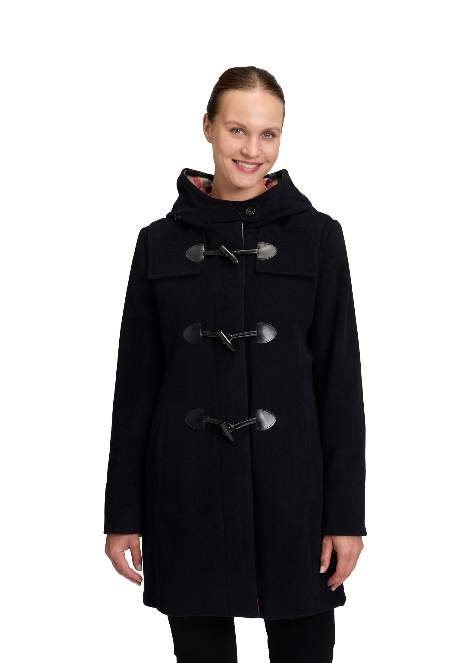 Gil Bret Wolljacke »Dufflecoat mit Kapuze«
