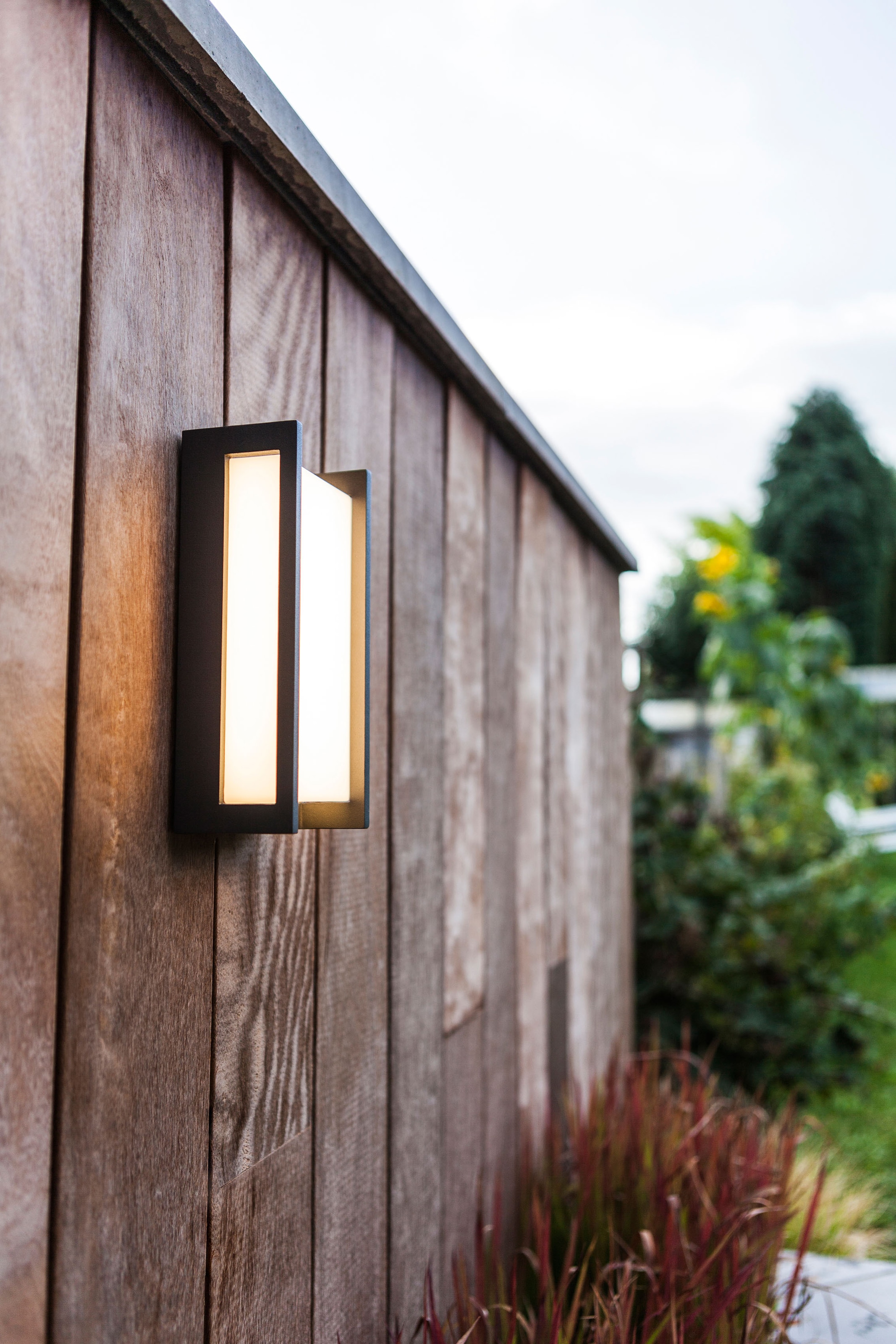 LUTEC LED Außen-Wandleuchte »Qubo«, Leuchtmittel LED-Modul | LED fest integriert