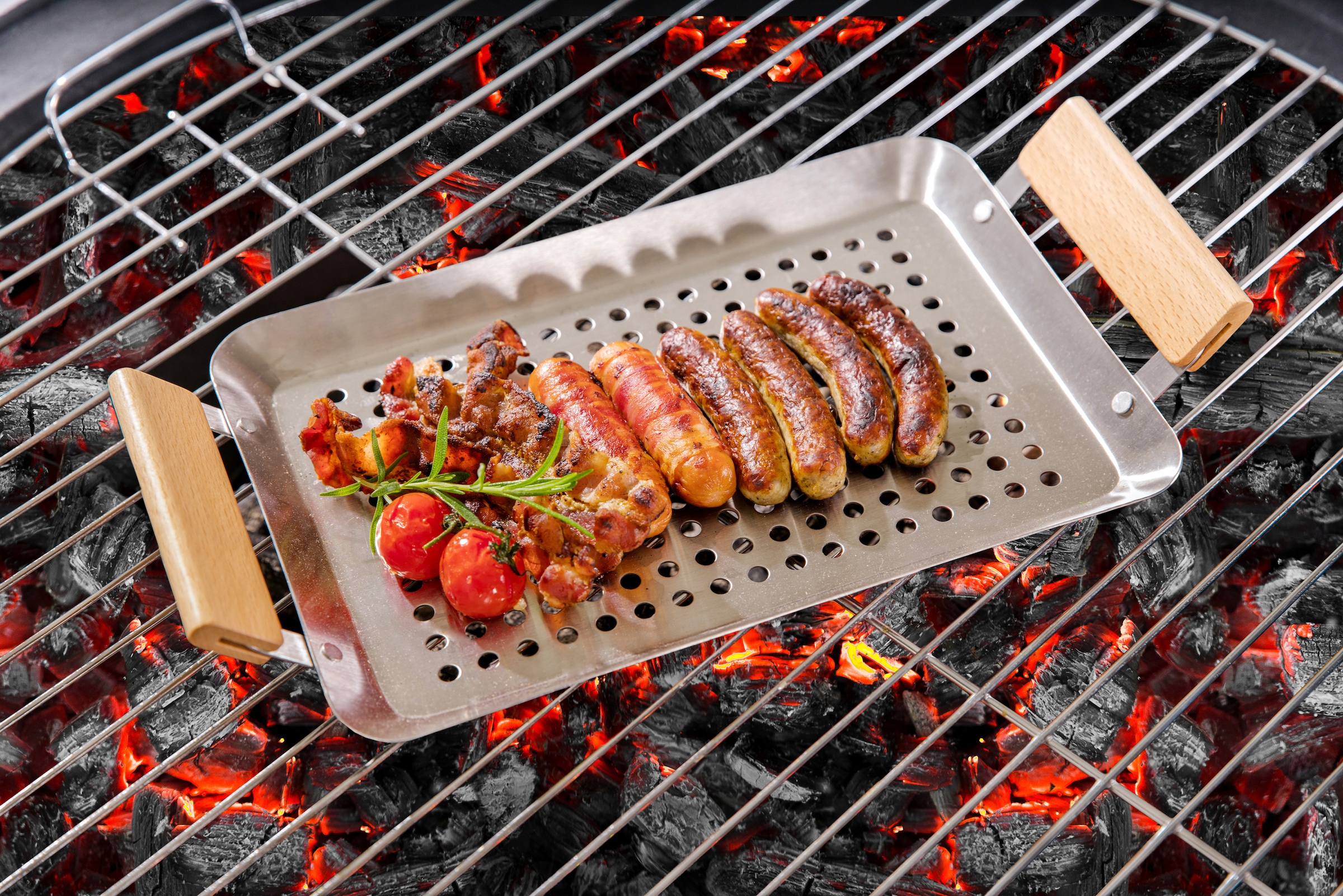 hecht international Grillschale »Padella«, Edelstahl-Metall