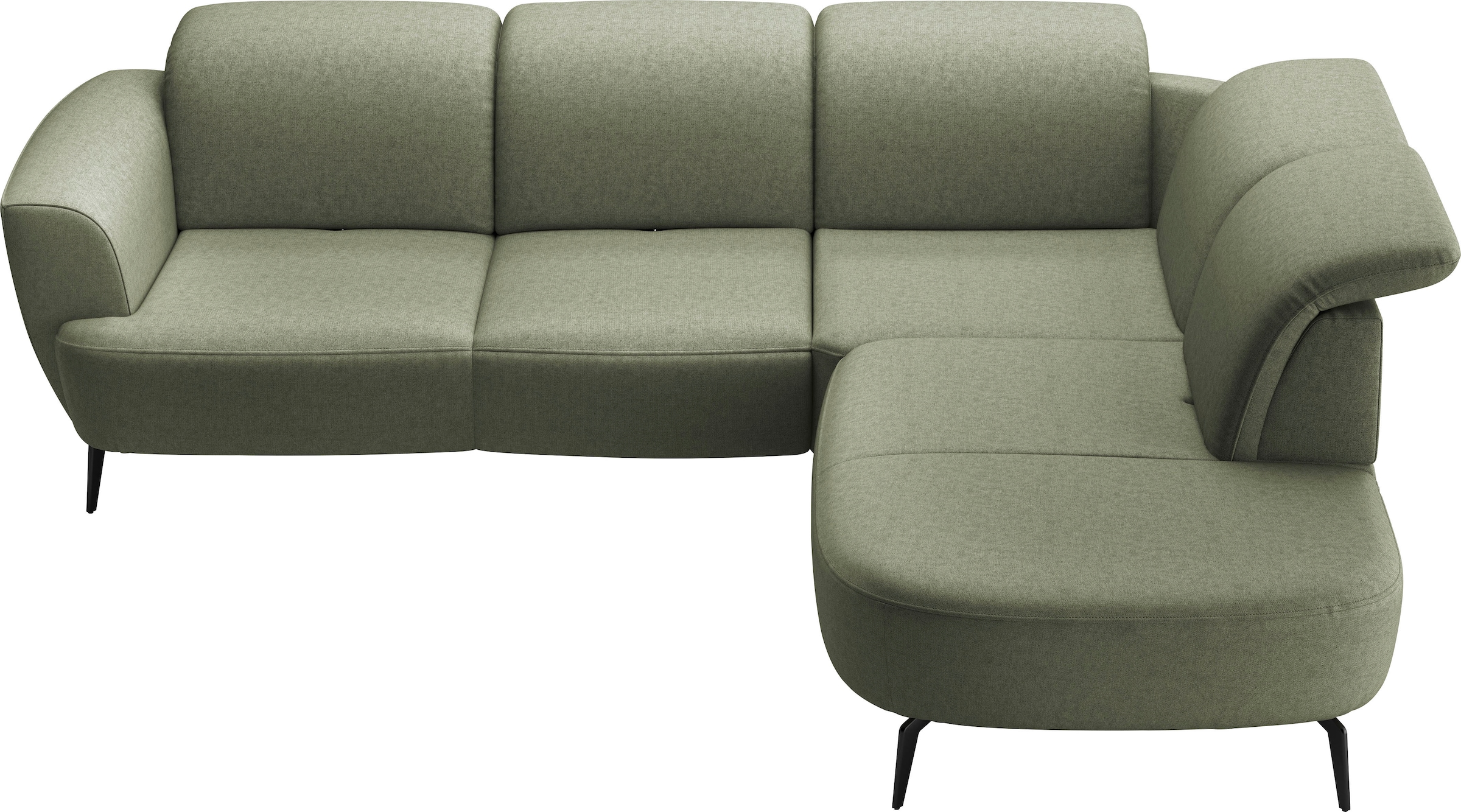 sit&more Ecksofa »Zoe«, ink.Sitztiefenverstellung, wahlweise mit Kopfteilverstellung