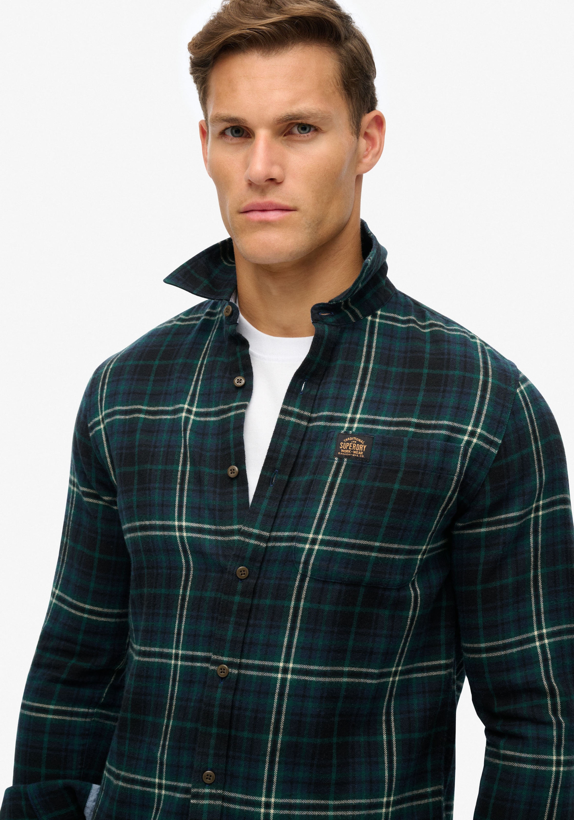 Superdry Langarmhemd »Organic Cotton Lumberjack Check Shirt«