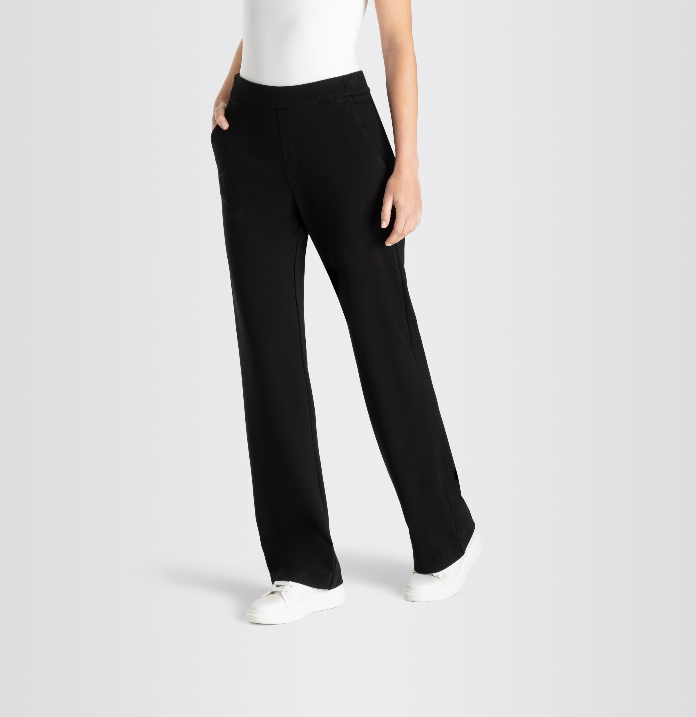MAC Bootcuthose »CHIARA«, Bootcut-Form in figurbetonter Form