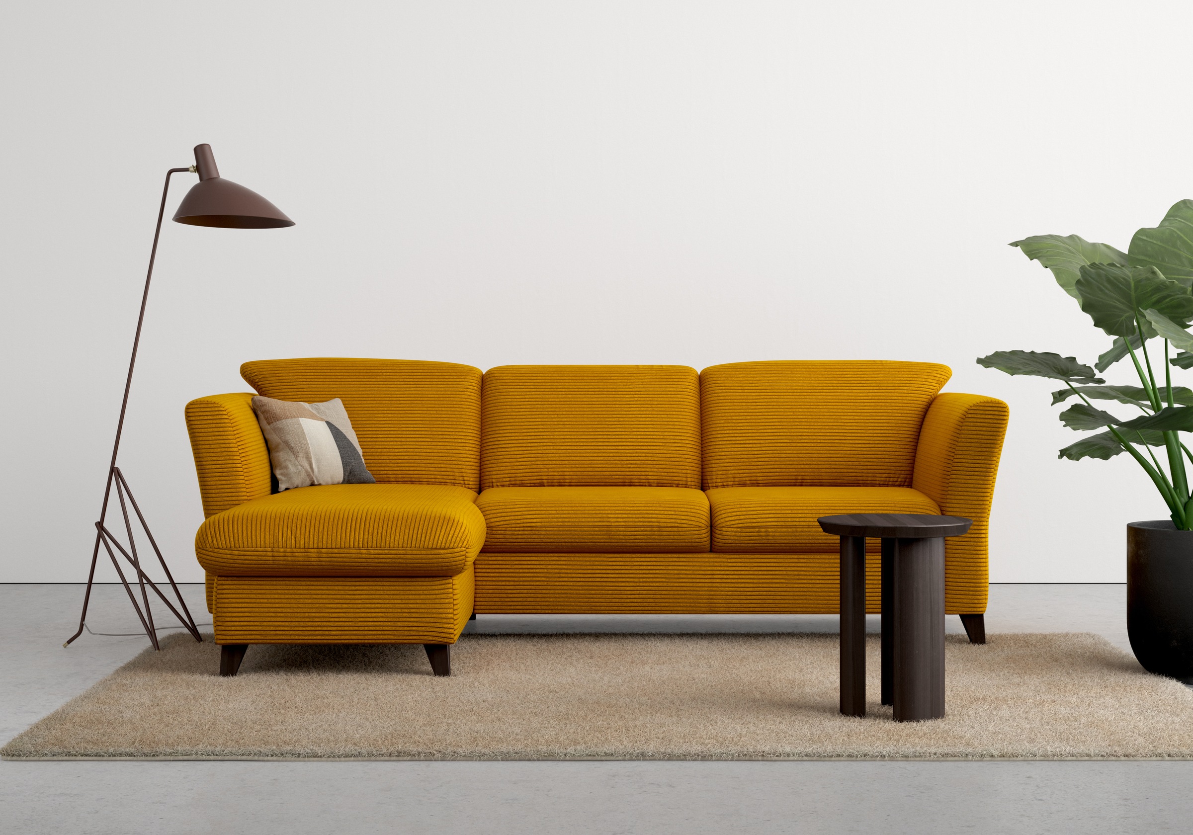 Home affaire Ecksofa »Trelleborg L-Form« wahlweise mit Bettfunktion und Bettkasten, inkl. Federkern-Polsterung