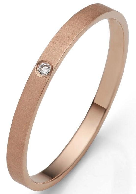 Firetti Trauring »Schmuck Geschenk Gold 375 Hochzeit Ehering "LIEBE"«, Made in Germany, wahlweise mit oder ohne Brillant