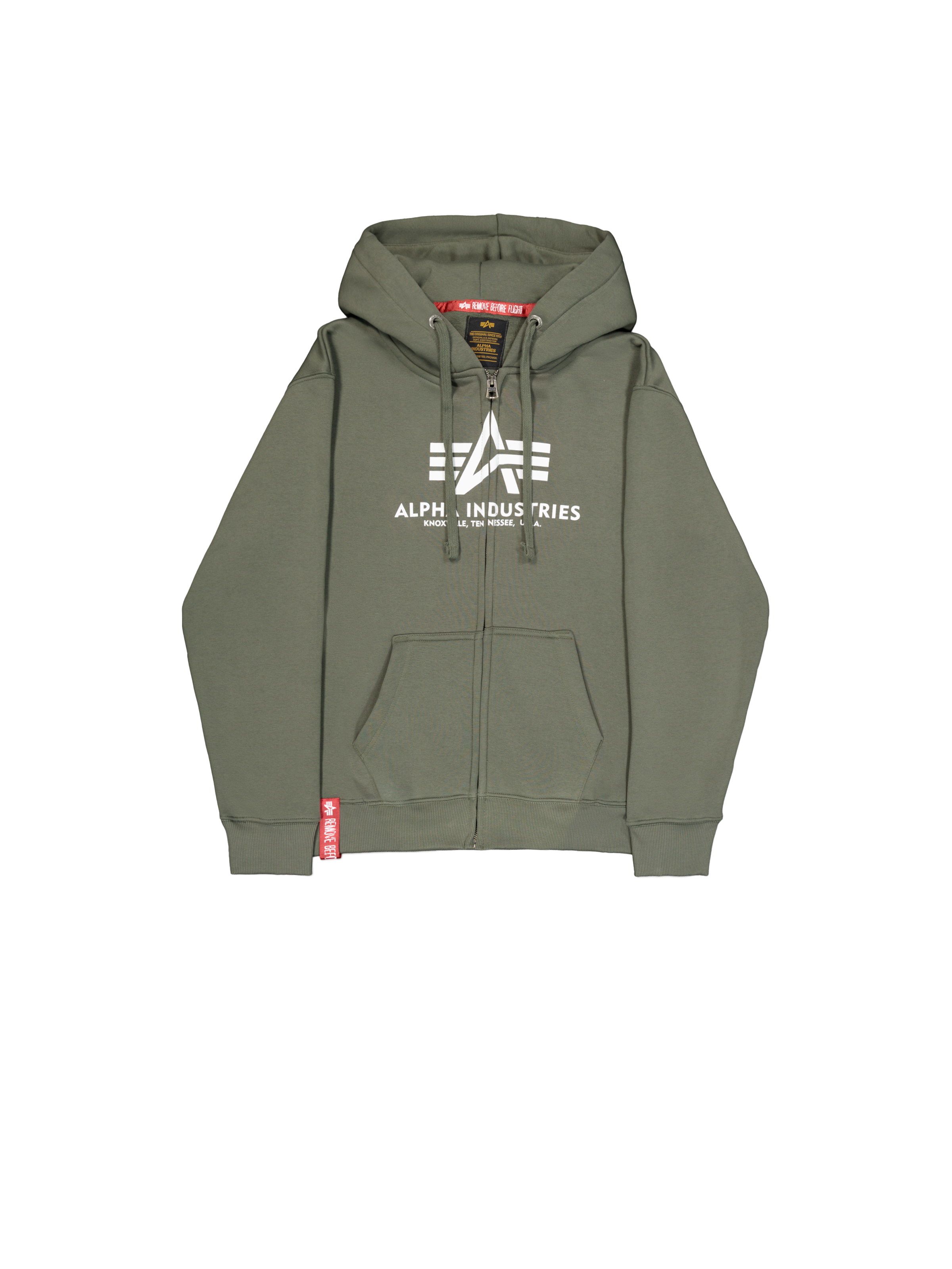 Alpha Industries Kapuzensweatjacke »BASIC ZIP HOODY« Baumwollmischung, regular fit