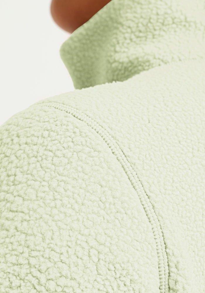 Jack Wolfskin Fleecepullover »LITE CURL HZ W«, mit hohem Kragen, aus Polyester
