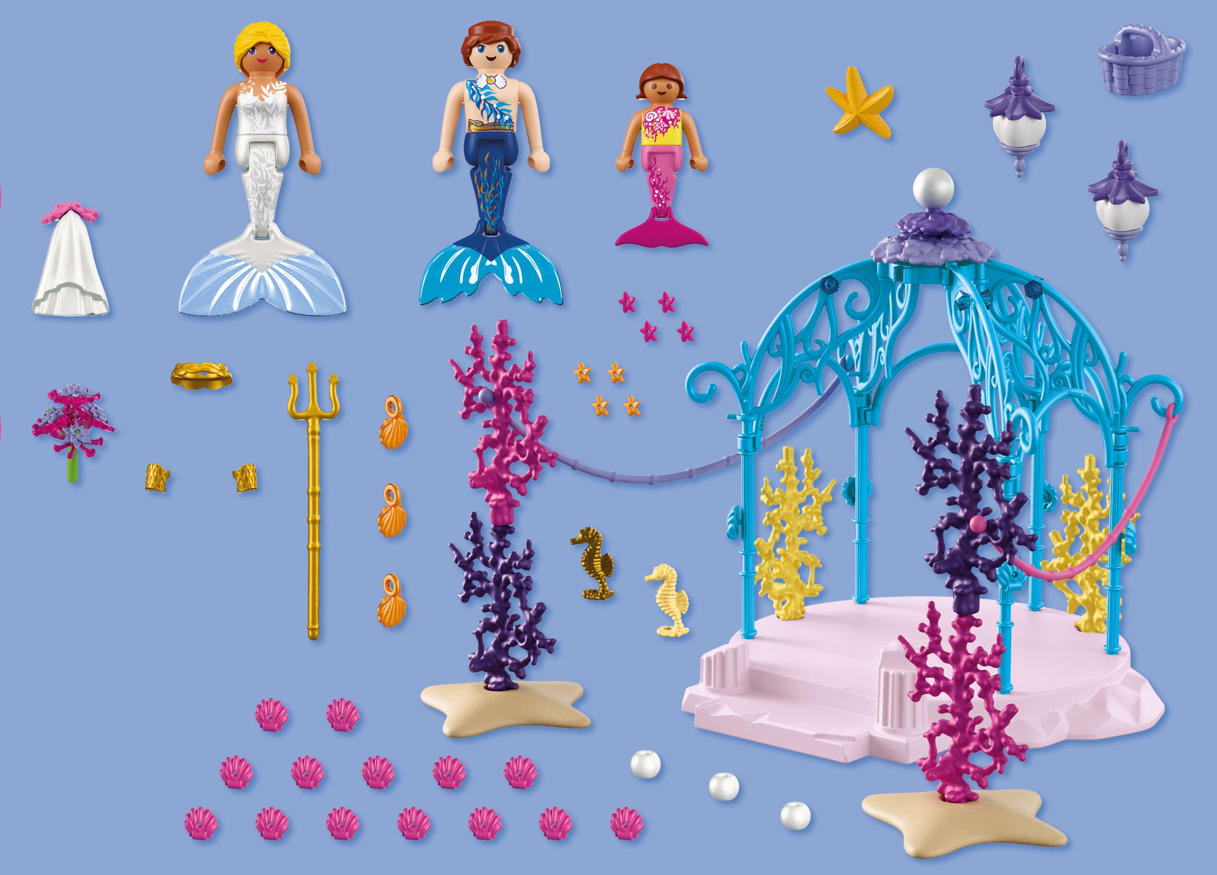 Playmobil® Konstruktions-Spielset »Unterwasserhochzeit (72104), Fantasy & Magic« Made in Europe