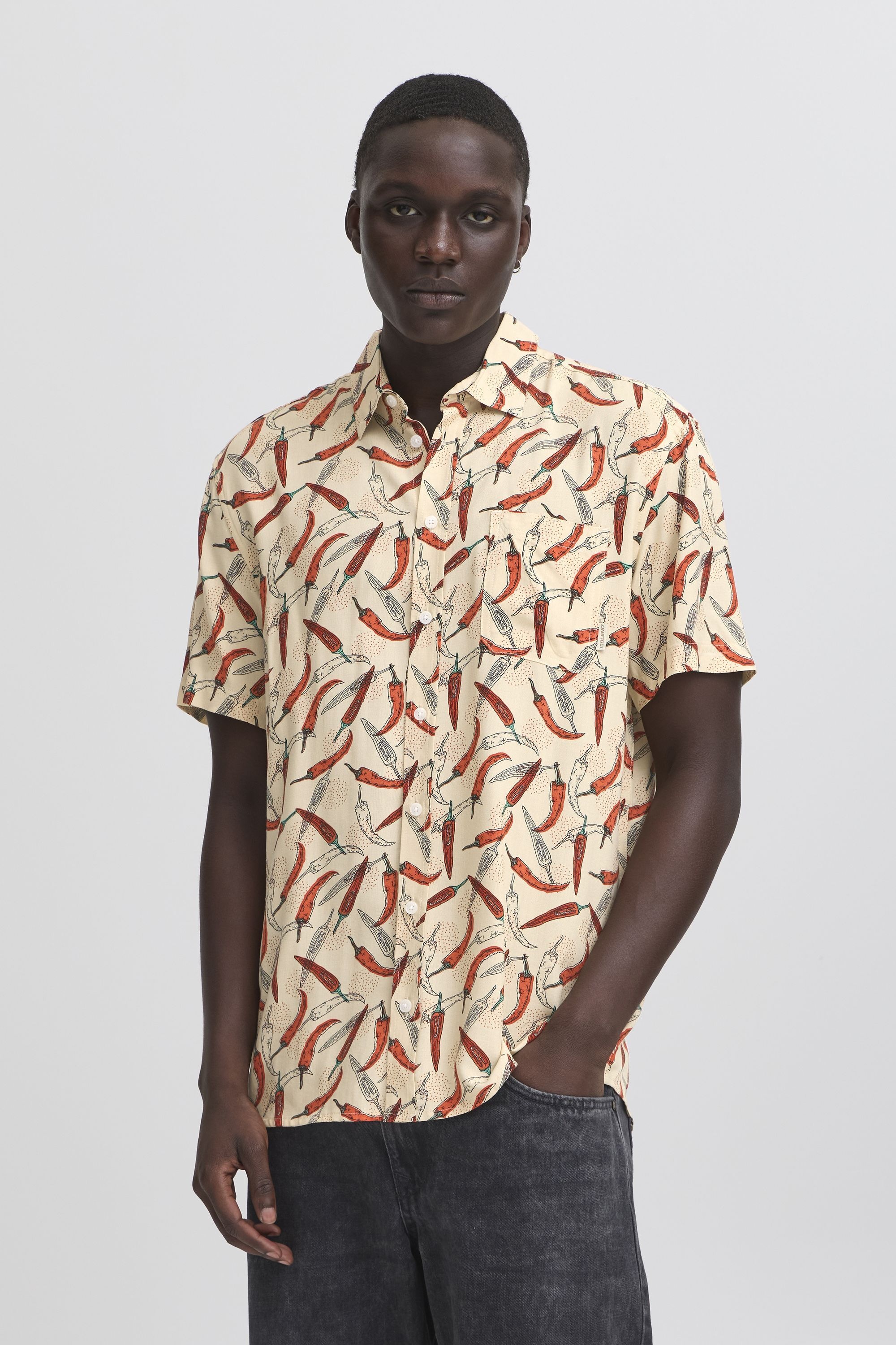 Blend Kurzarmshirt »Kurzarmhemd BHBALDER«