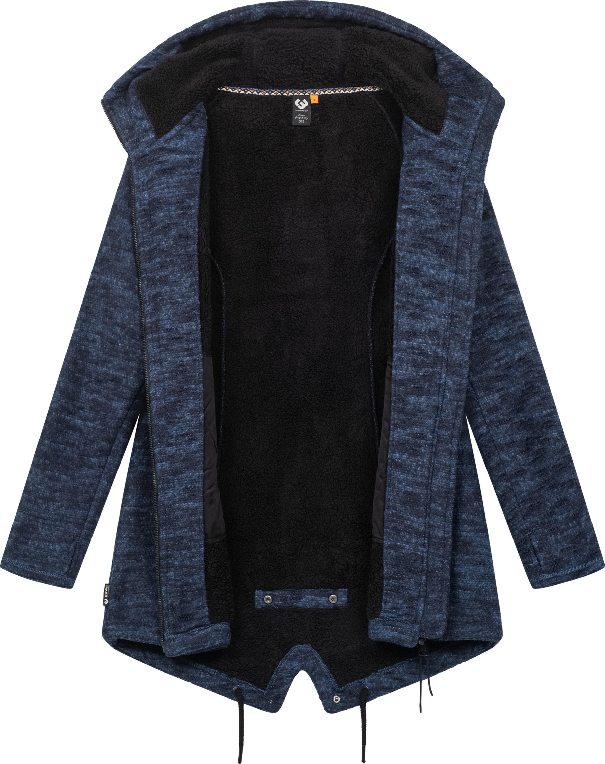 Ragwear Kapuzensweatjacke »Kapuzenstrickjacke Wingi Melange«