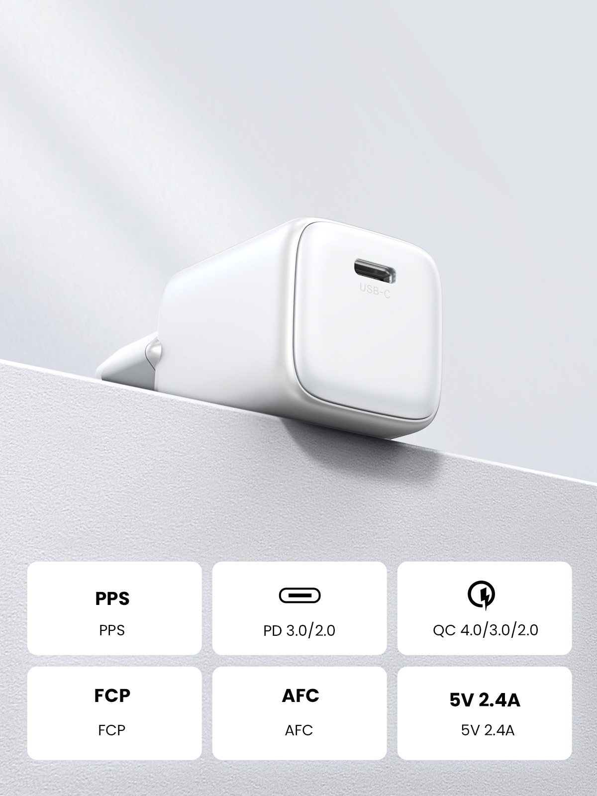 UGREEN USB-Ladegerät »Nexode Mini 30W PD GaN Tech Charger CD319«, (1 St.)