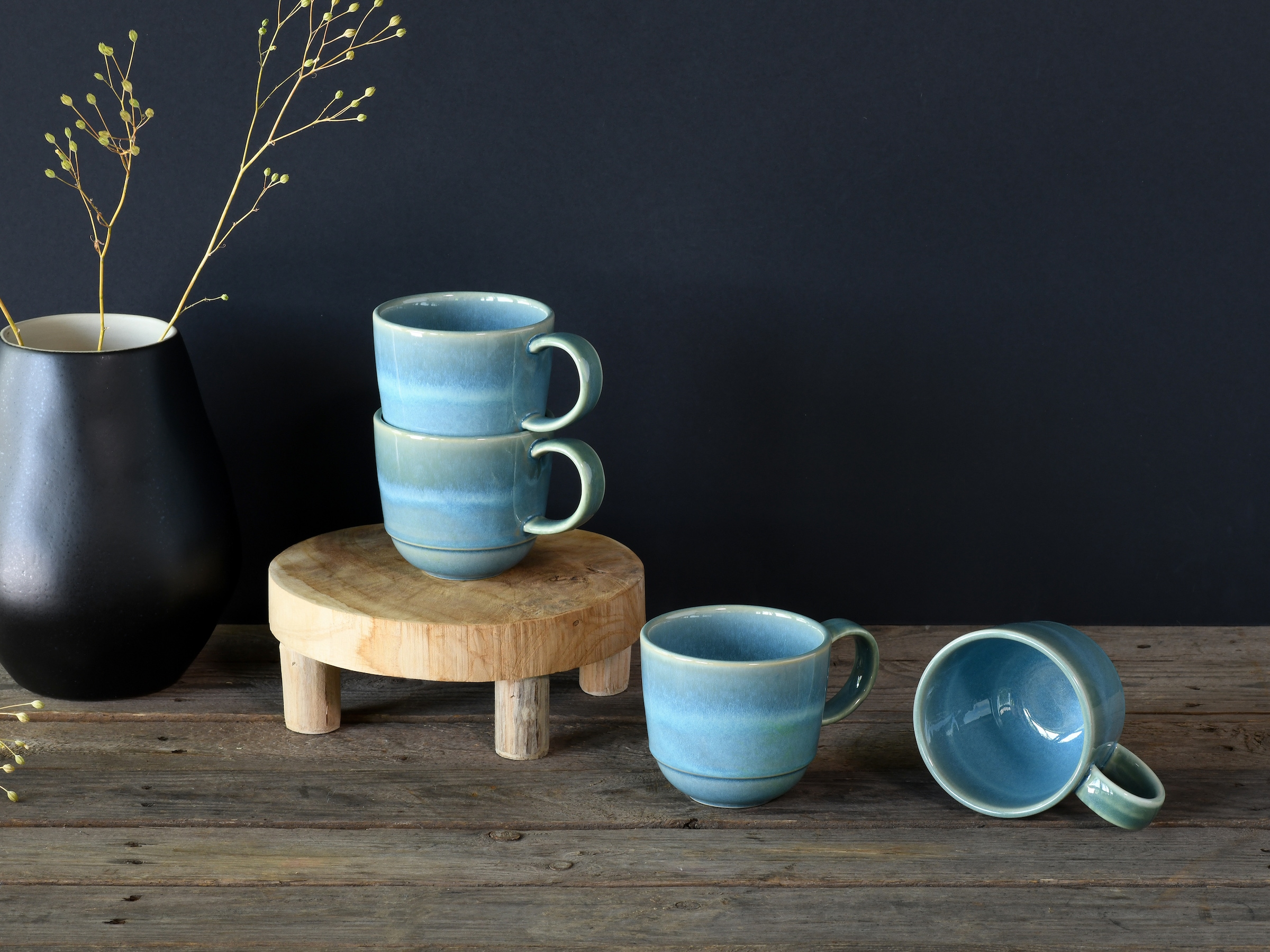 CreaTable Becher »Yuki« 370 ml, 4-teilig