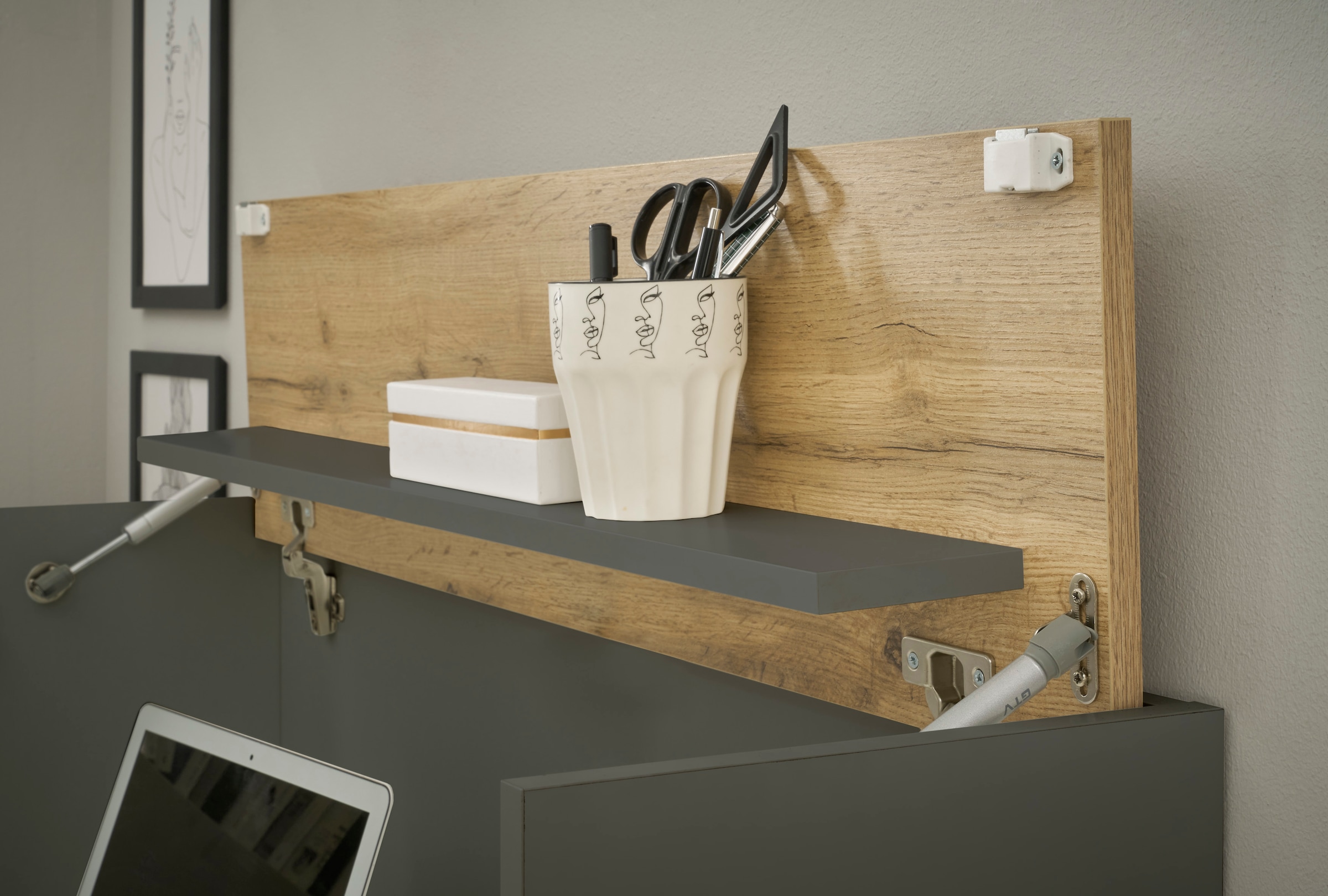 Home affaire Büromöbel-Set »CiTY/GiRON« Set, 4 Stk. tlg.