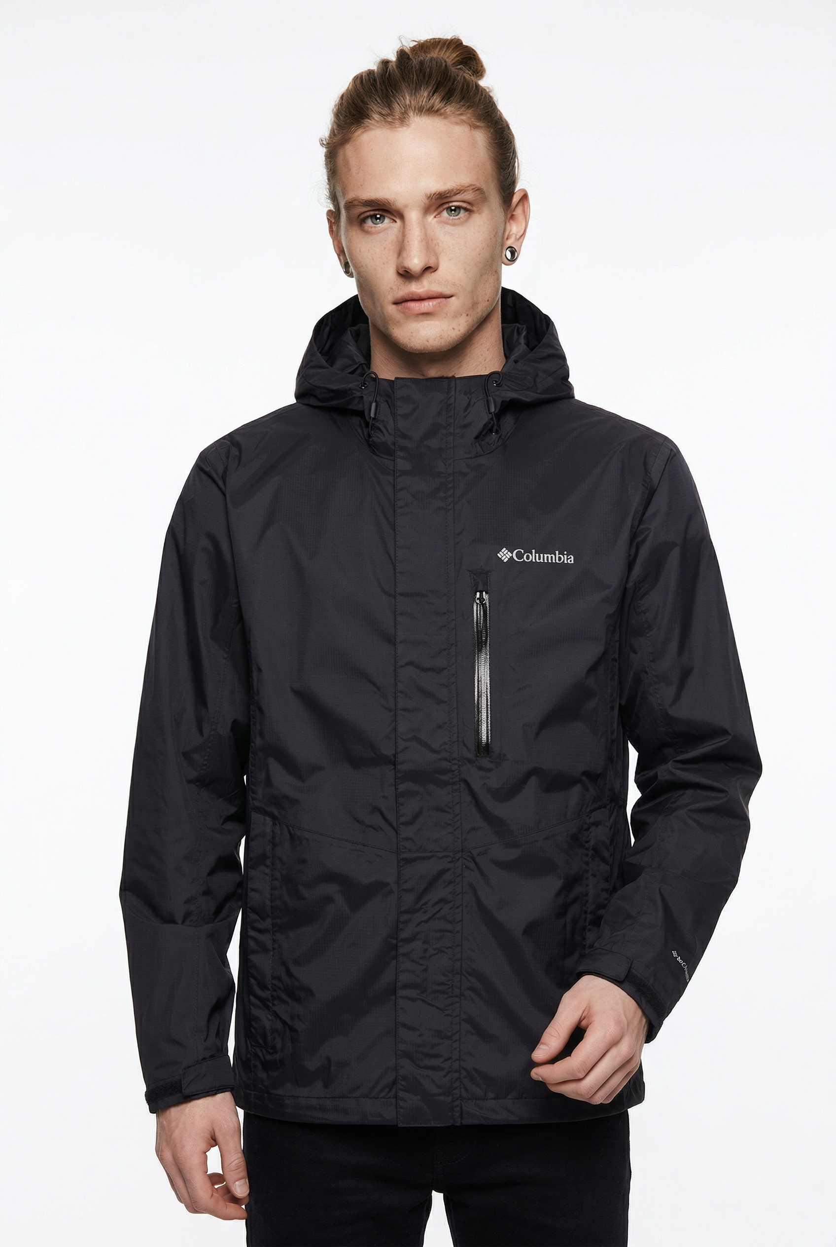 Columbia Regenjacke »Pouring Adventure III Jacket« sportliche Logostickerei, wasserdichtes und winddichtes Material